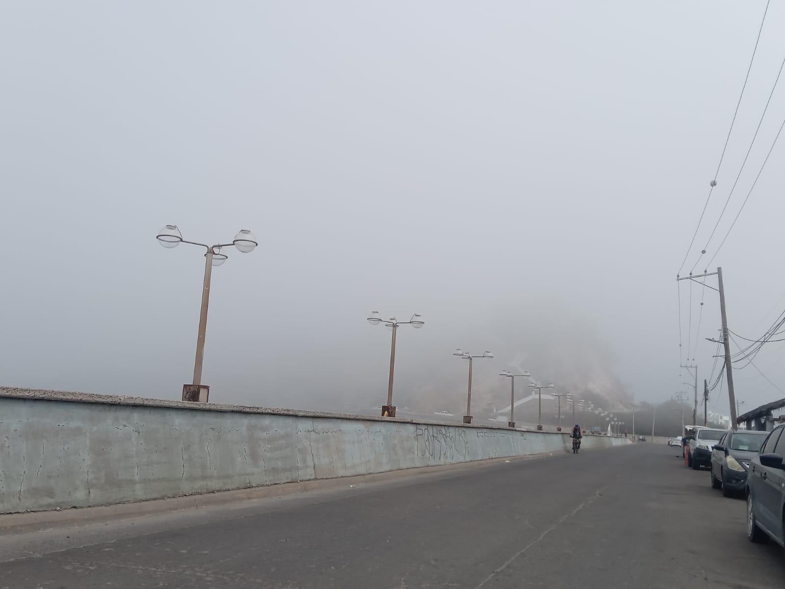 $!Cubre niebla gran parte de Mazatlán este martes