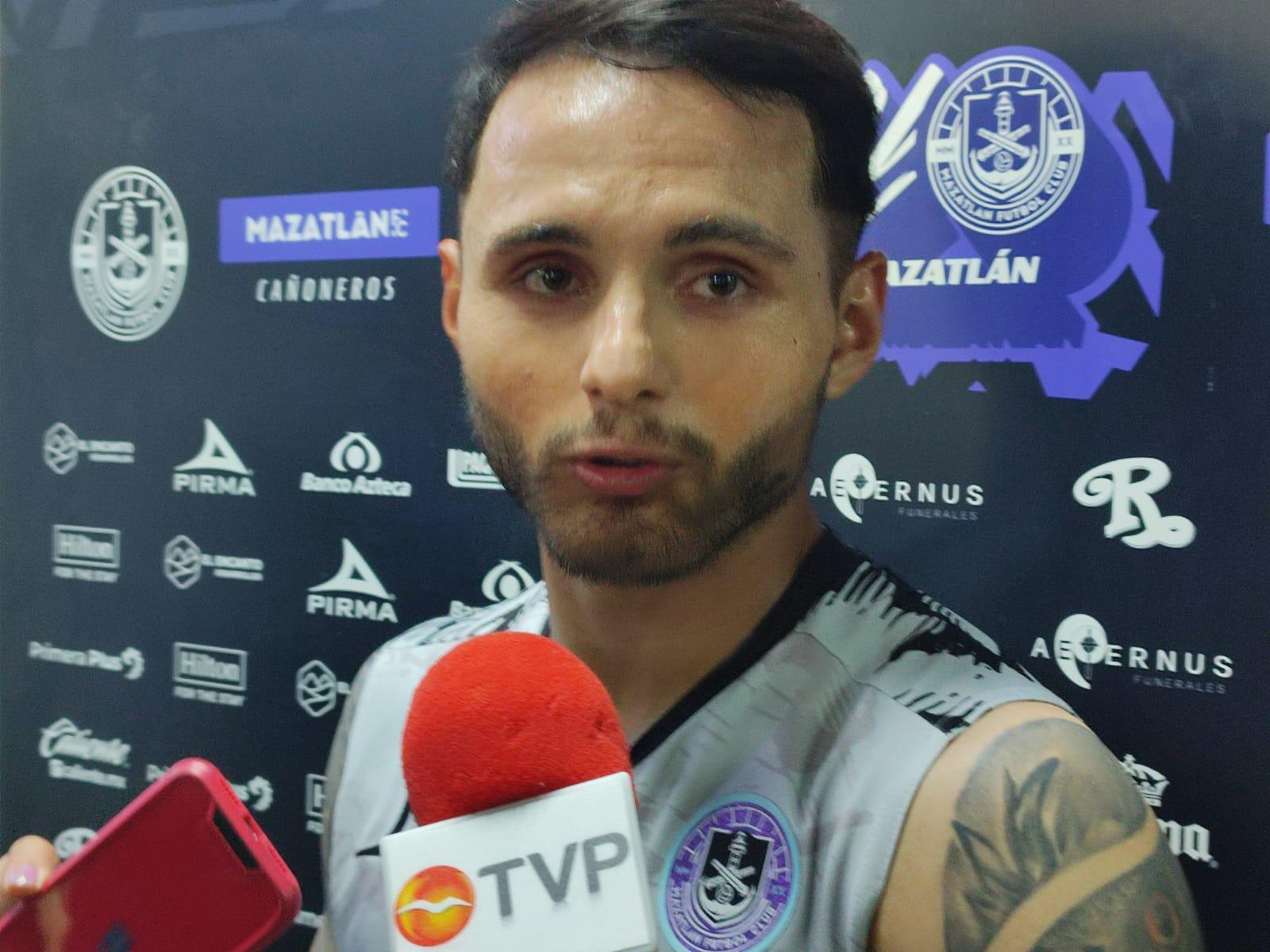 $!Josué Colmán, feliz por regresar a la actividad con Mazatlán FC