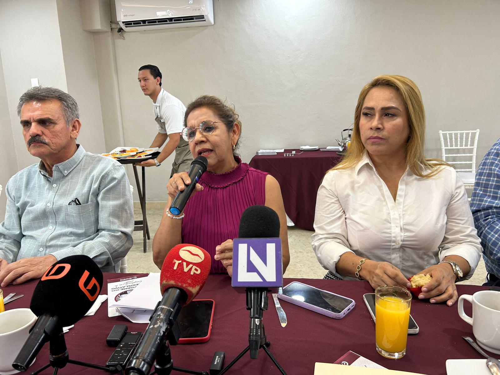 $!Sí hay violencia, pero se está combatiendo: Olegaria Carrazco