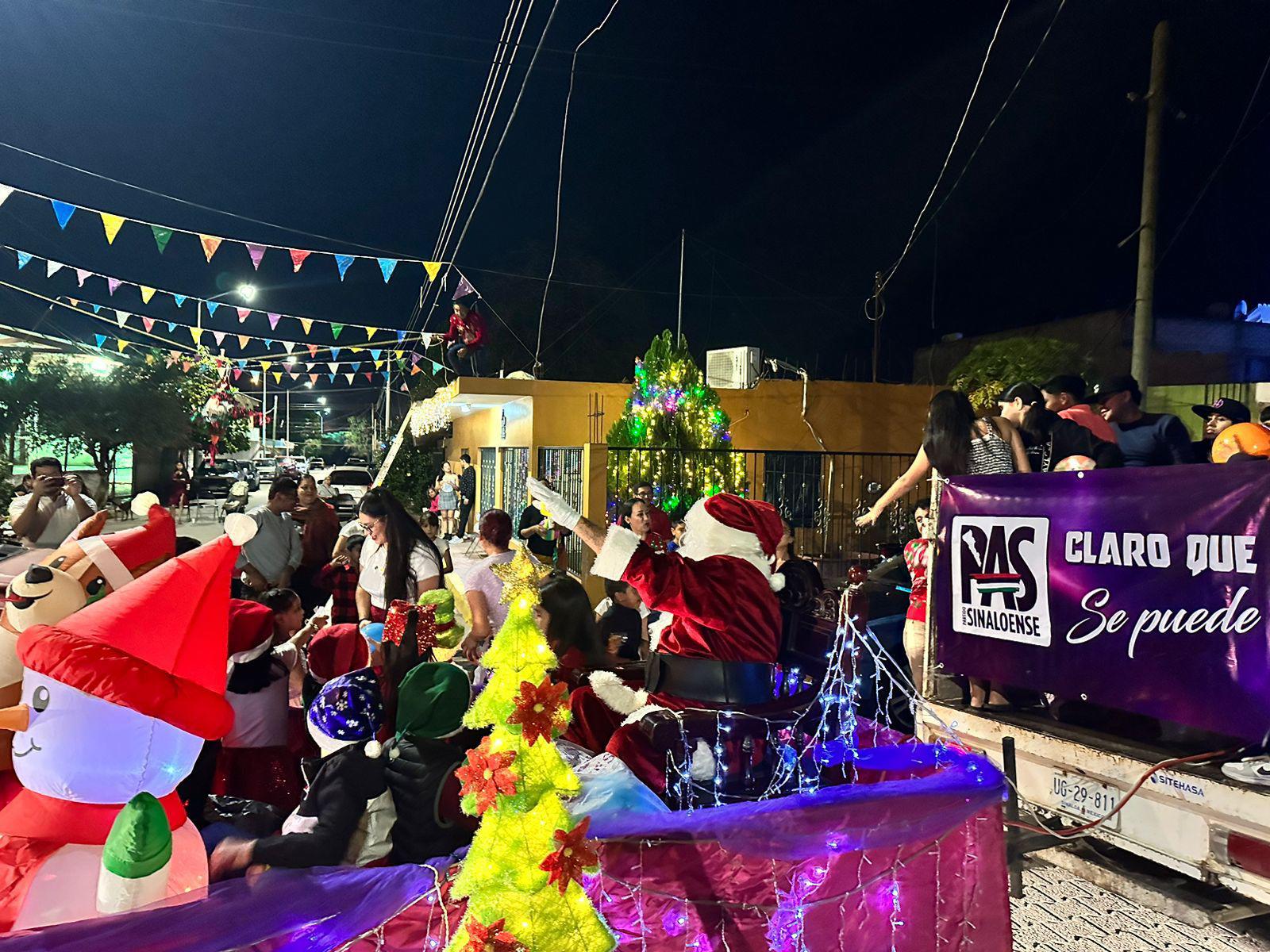 $!Lleva el PAS a Santa y alegría a niños de Rosario