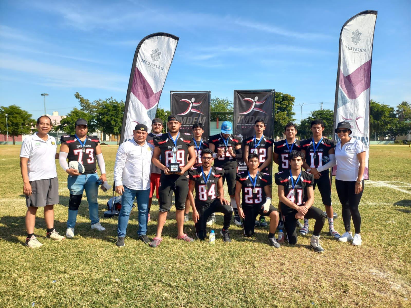 $!¡Grítenlo! Pieles Rojas de Mazatlán es bicampeón del Campeonato Arena Lexfa