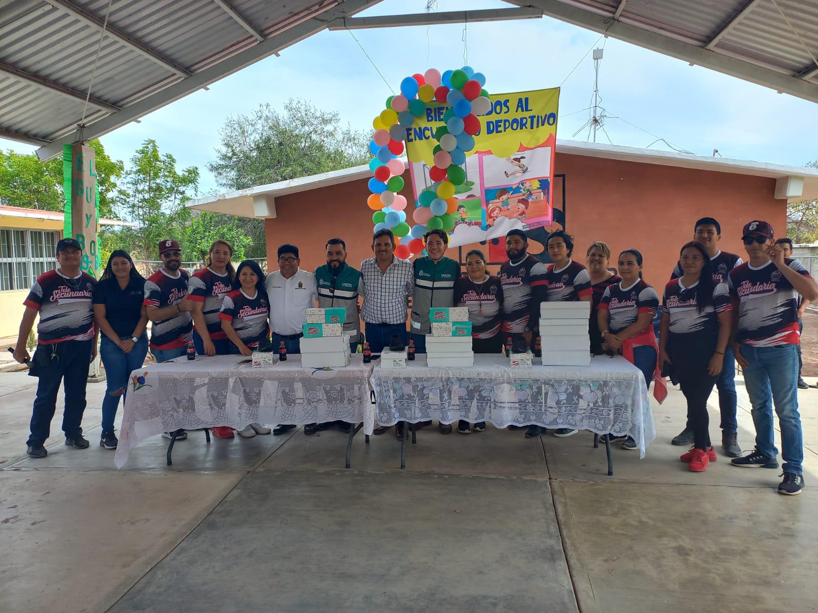 $!Apoya Imdec los Juegos Deportivos de Telesecundaria en Baila
