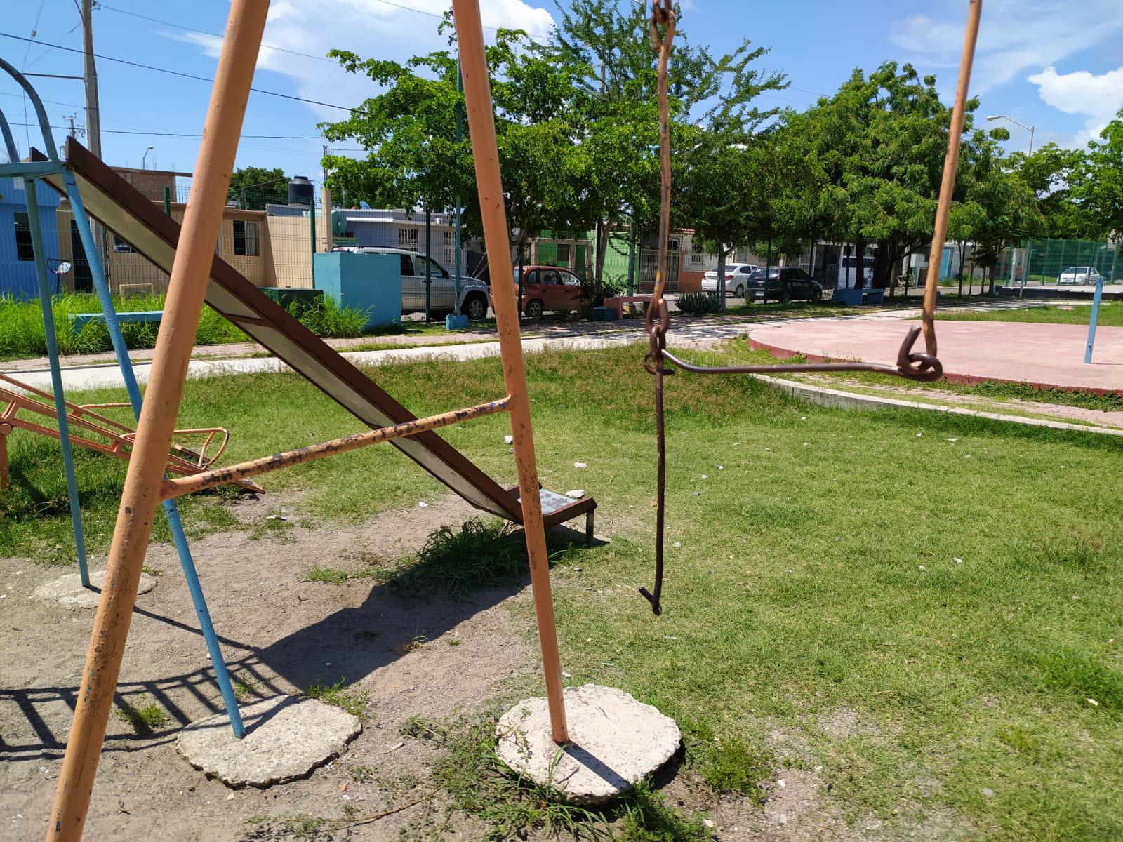 $!Área de juegos en San Joaquín.