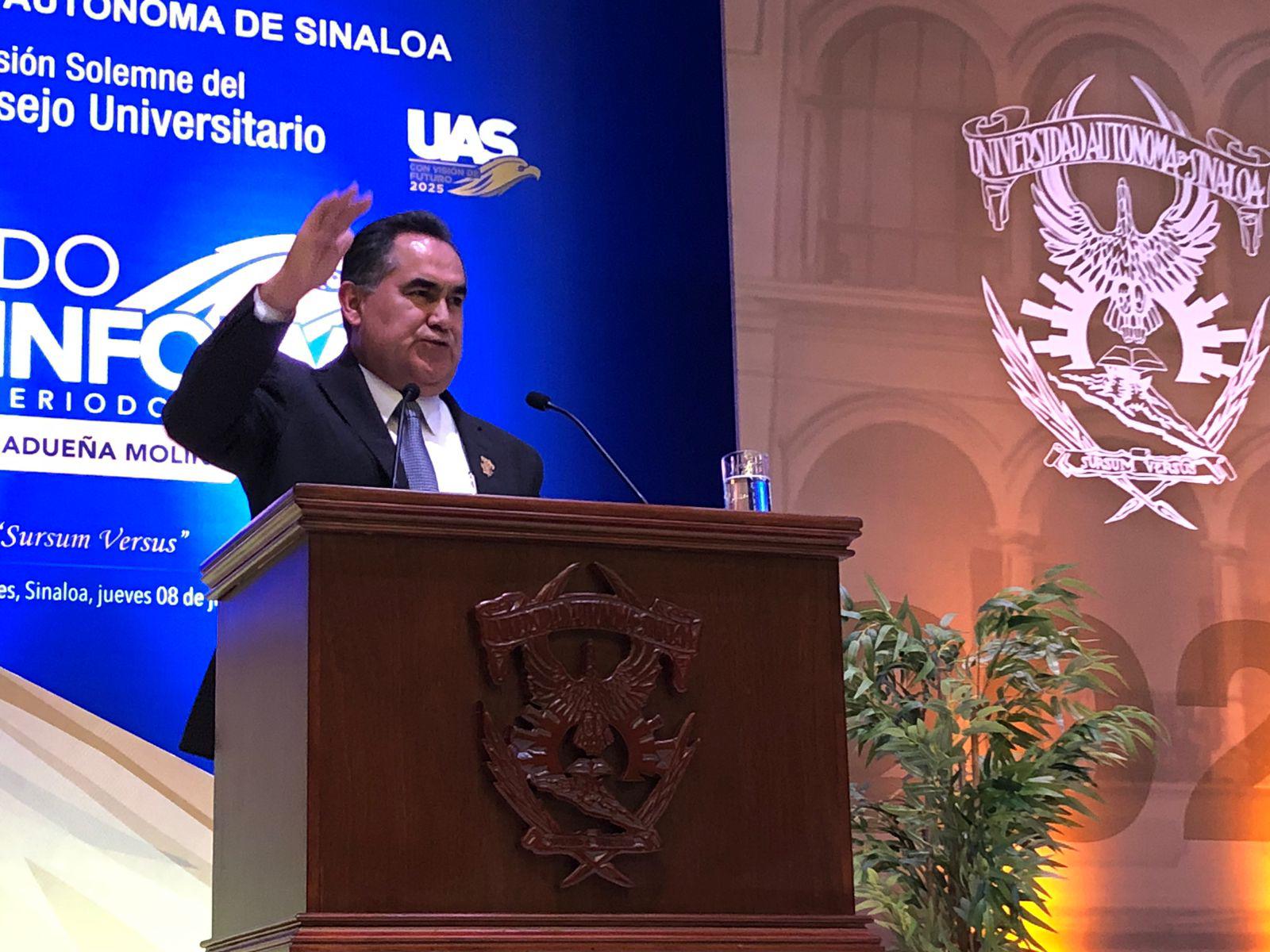 $!Rinde Jesús Madueña Molina segundo informe al frente de la UAS