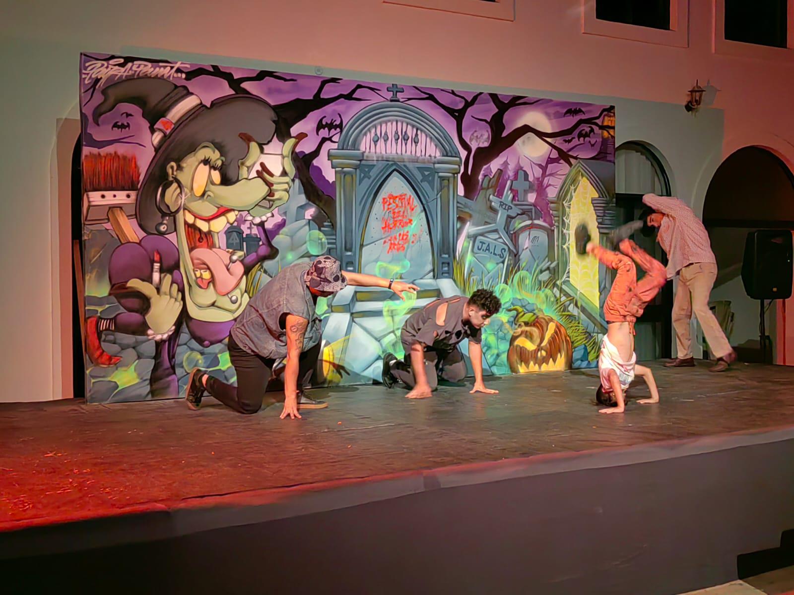 $!Dentro de las actividades se realizó una exhibición de danza urbana.
