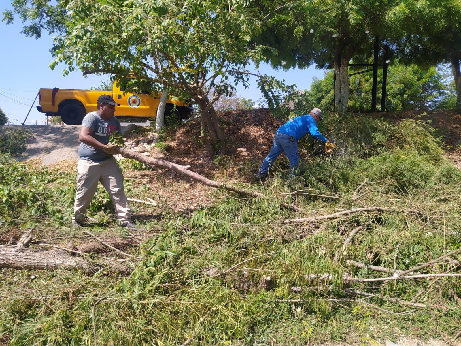 $!Limpian el cauce del Arroyo Buñigas en Escuinapa