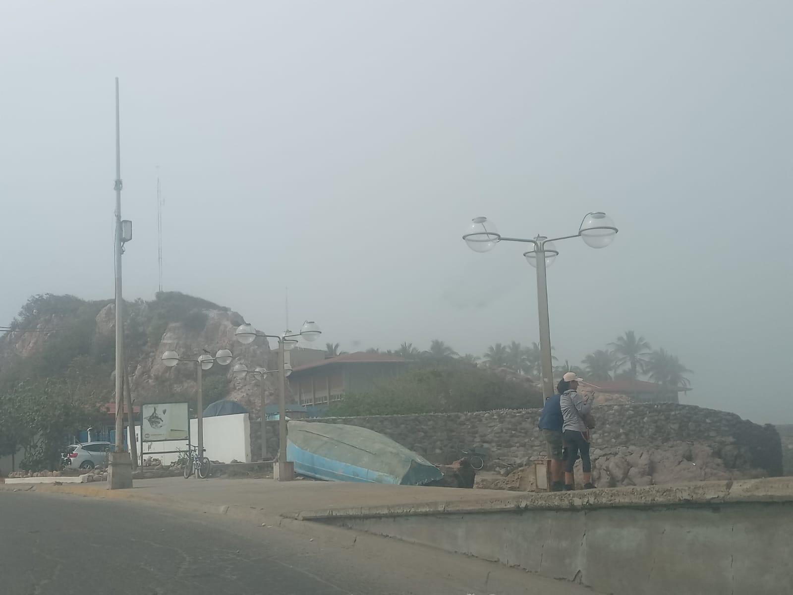 $!Cubre niebla gran parte de Mazatlán este martes