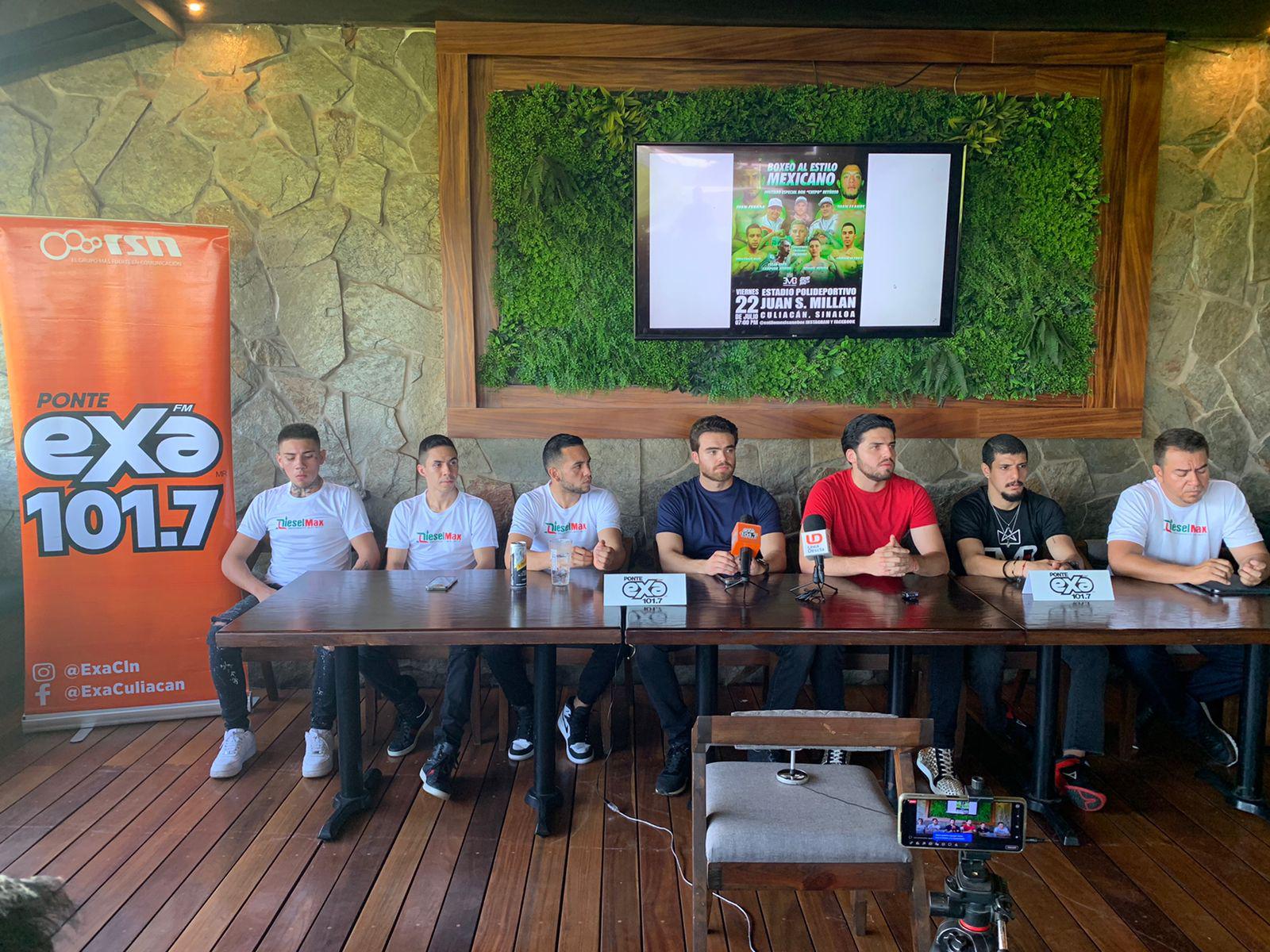 $!Presentan función Boxeo al Estilo Mexicano, que se realizará este viernes en Culiacán