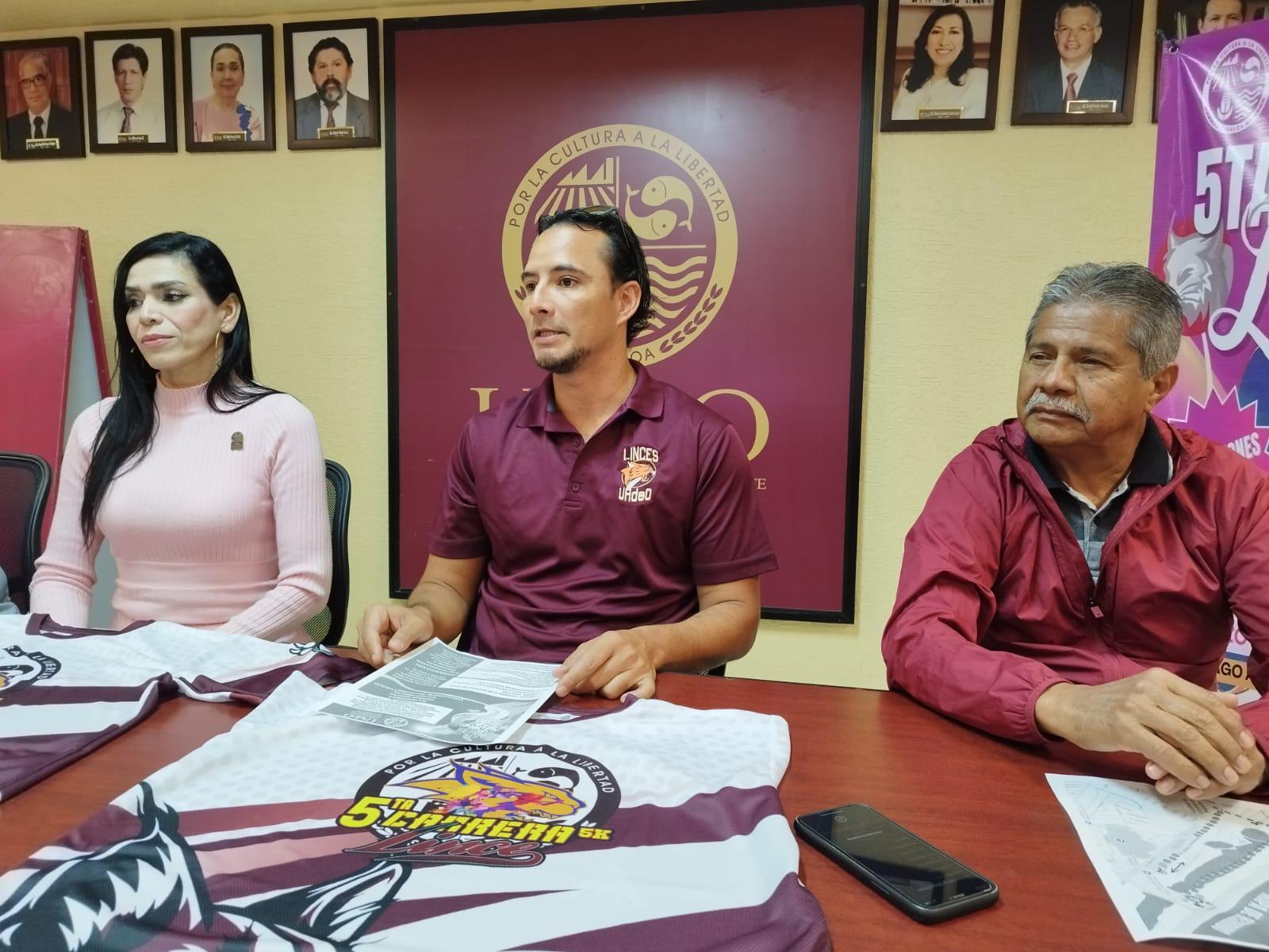 $!Presenta UAdeO nueva edición de la Carrera Lince