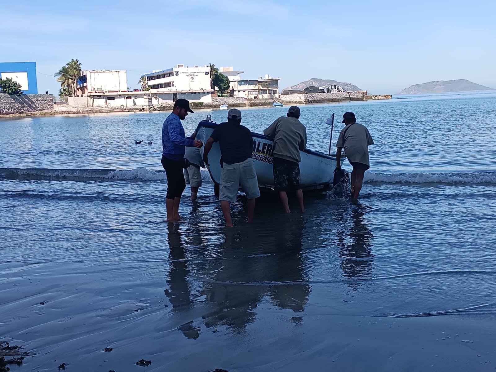 $!Pescadores de Playa Norte reportan situación crítica en capturas por el clima frío