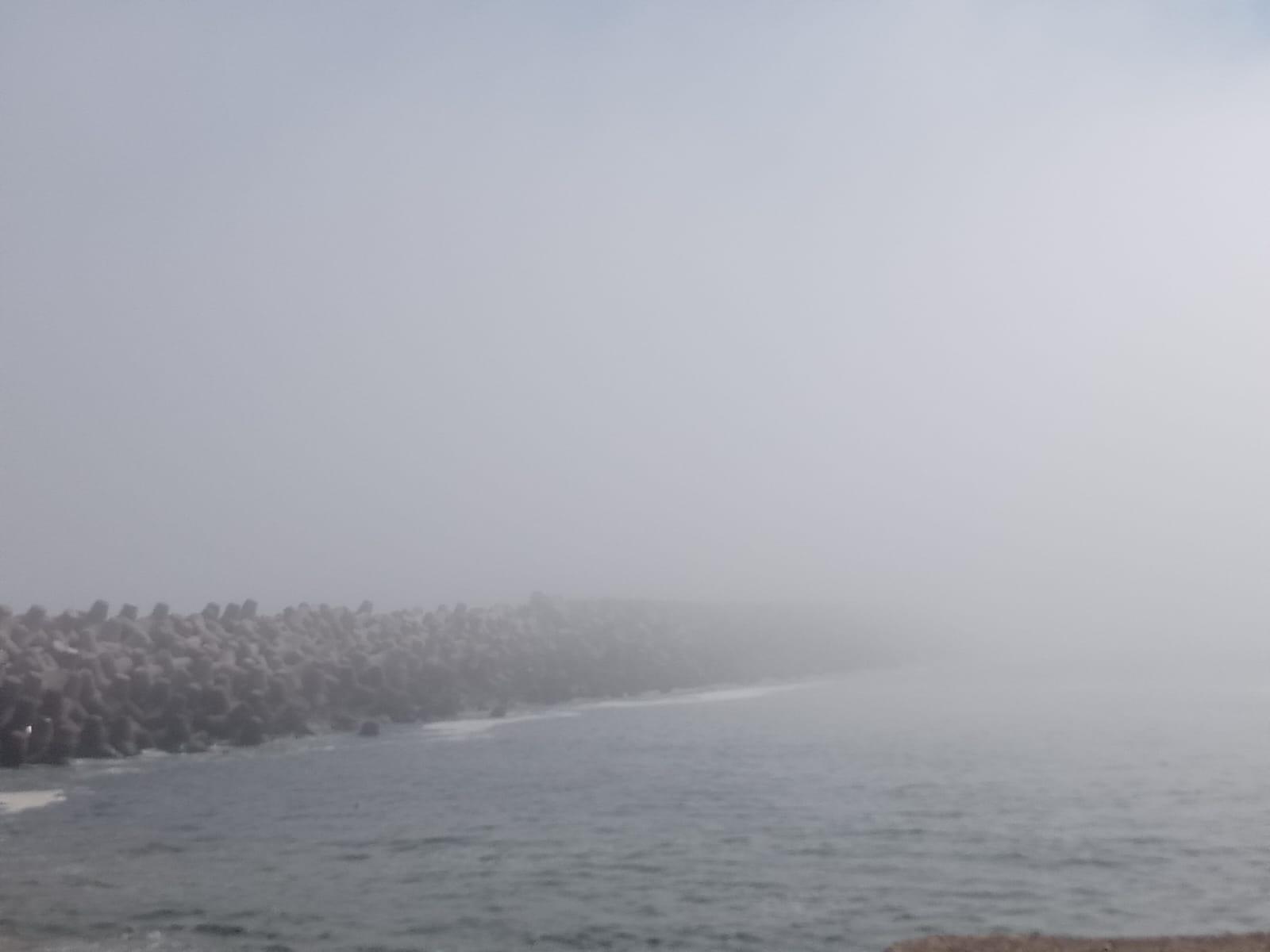 $!Cubre niebla gran parte de Mazatlán este martes