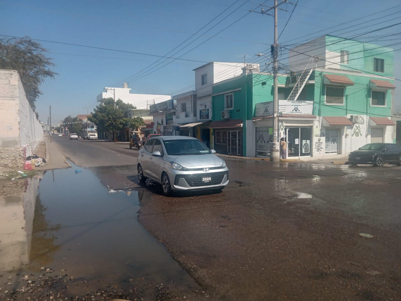 $!Piden tapar dos baches en calle Enrique Pérez Arce, en la colonia Benito Juárez