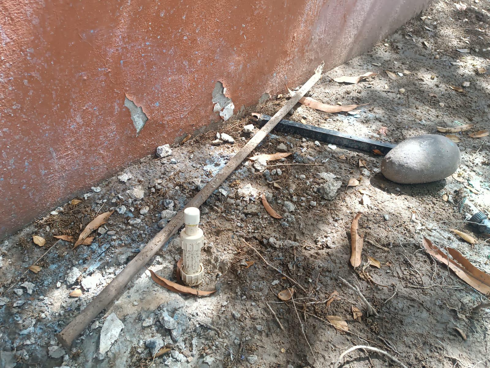 $!Denuncia jardín de niños en Mazatlán vandalismo en sus instalaciones que los tiene con problemas de agua