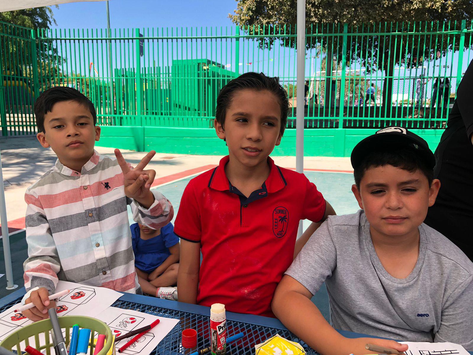 $!Mateo Barrón Angulo, Ángel Eduardo Valenzuela y Santiago Castillo.