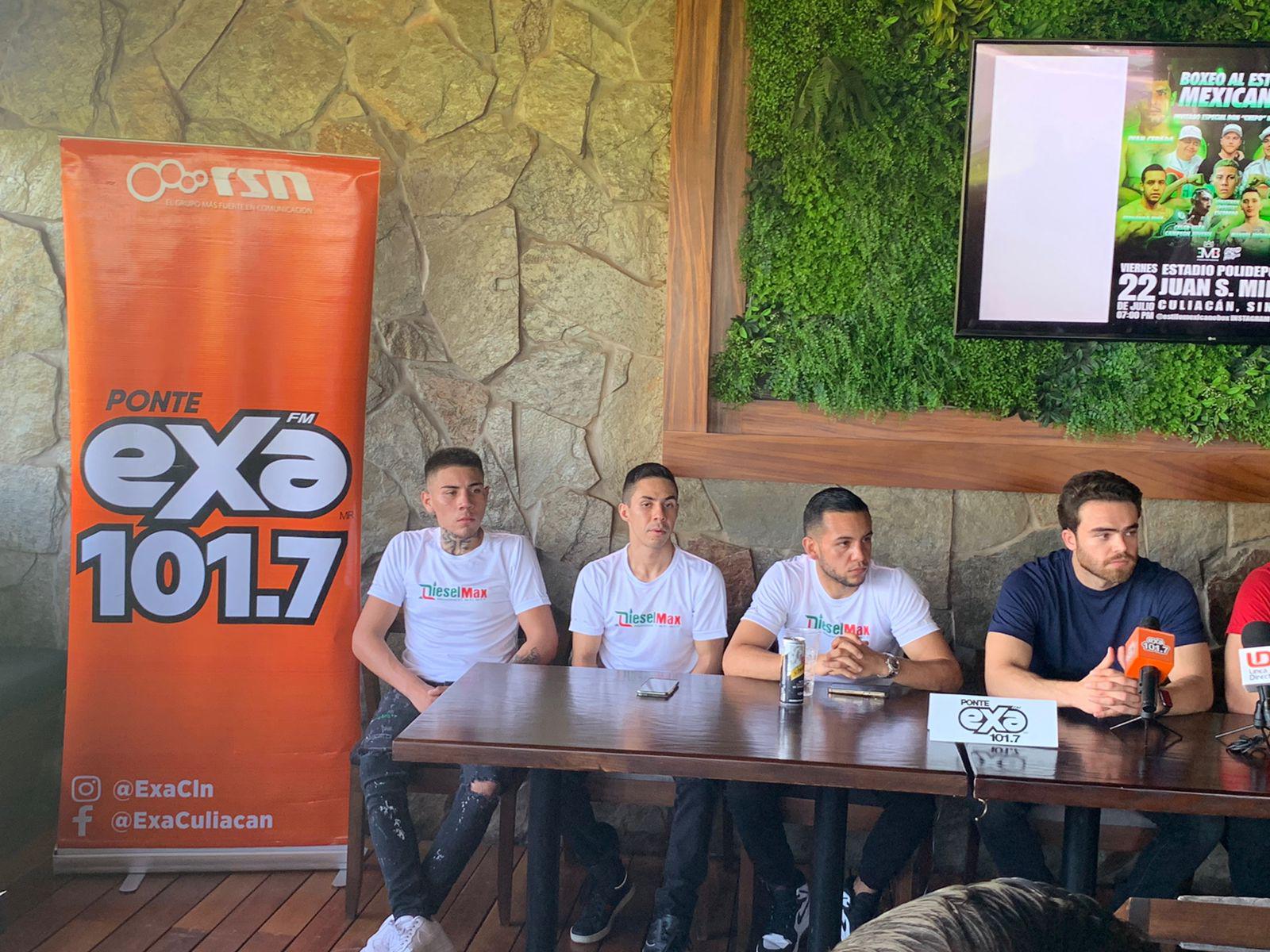 $!Presentan función Boxeo al Estilo Mexicano, que se realizará este viernes en Culiacán