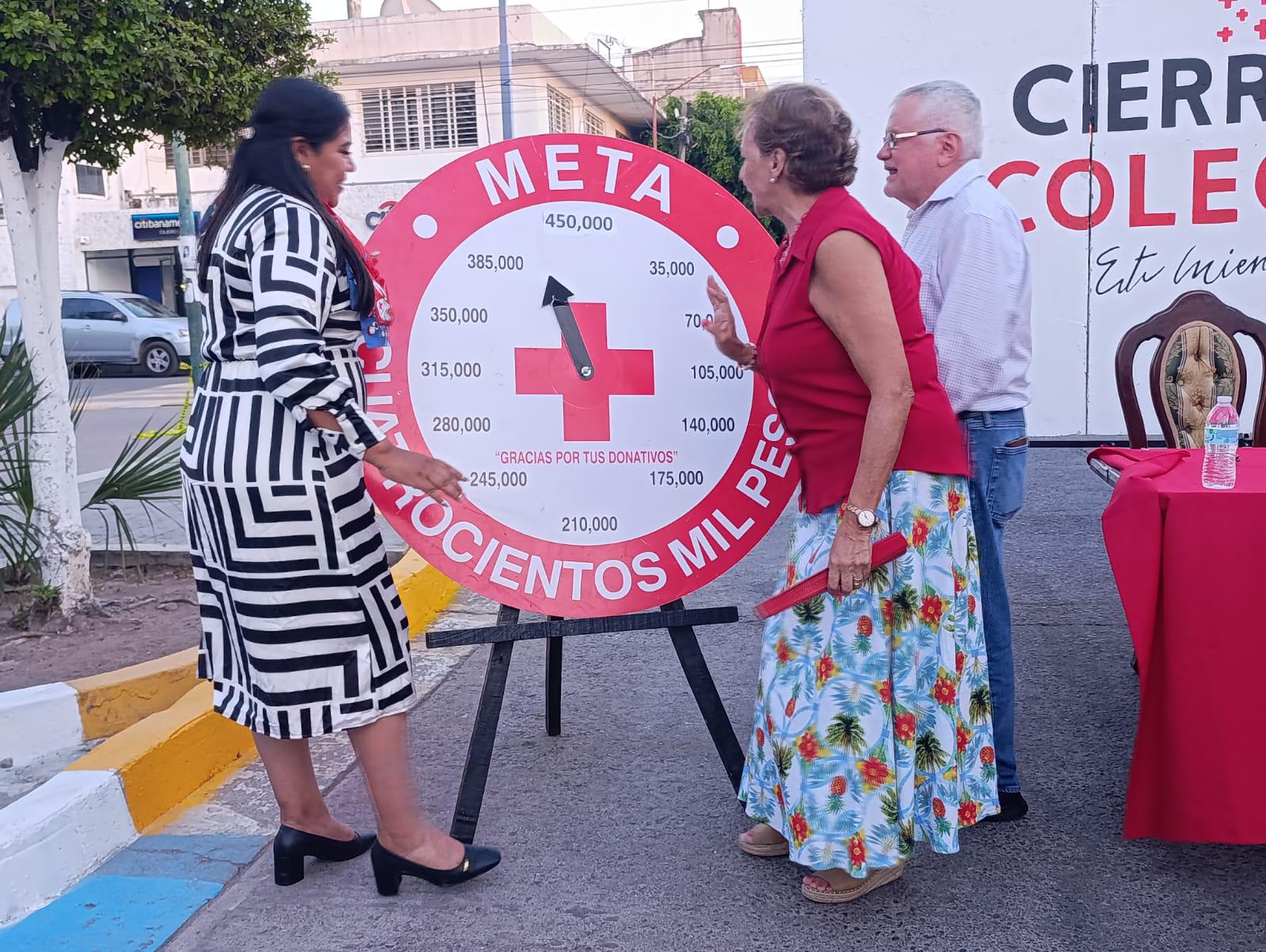 $!Cruz Roja Escuinapa logra la meta de recaudación