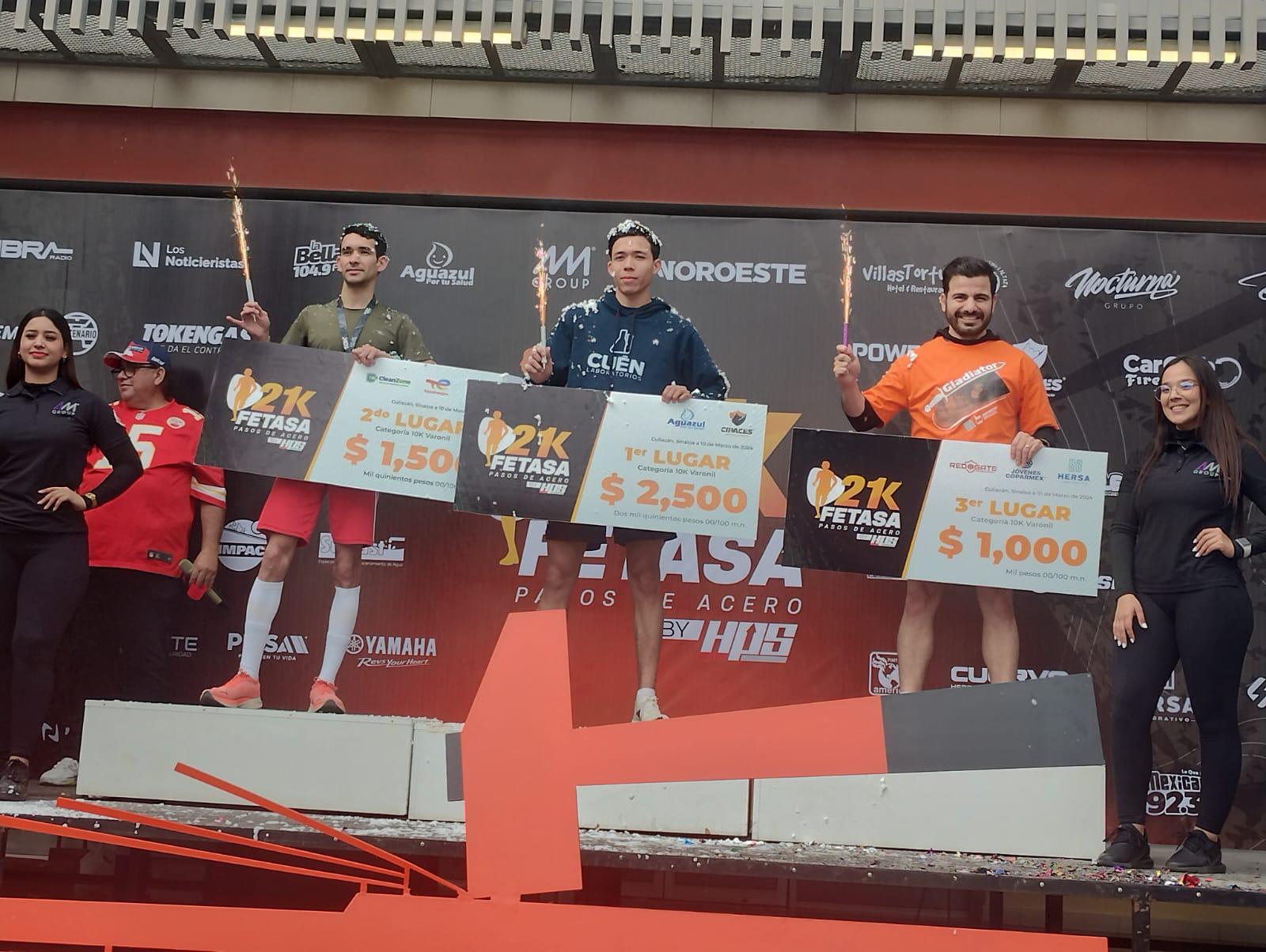 $!Hermanos keniatas dominan el Medio Maratón Fetasa ‘Pasos de Acero’ 2024