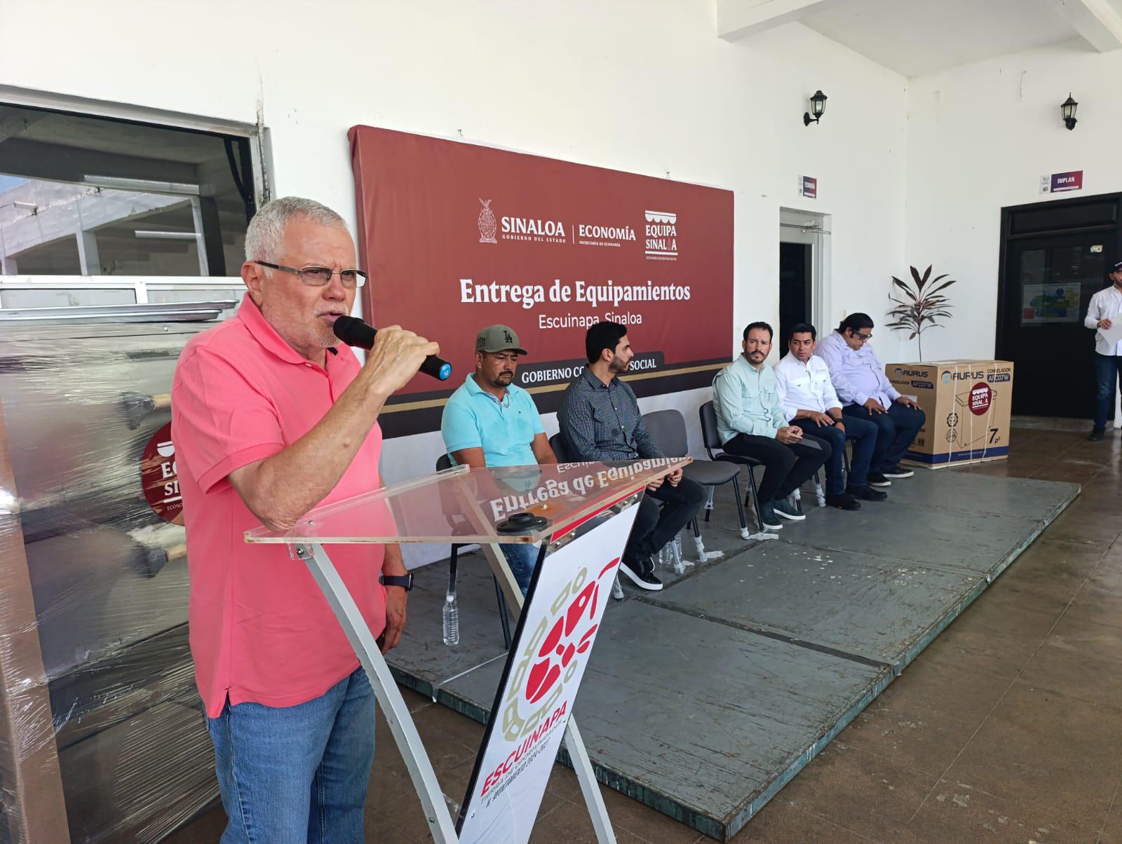 $!Apoya Gobierno del Estado con equipo a emprendedores de Escuinapa