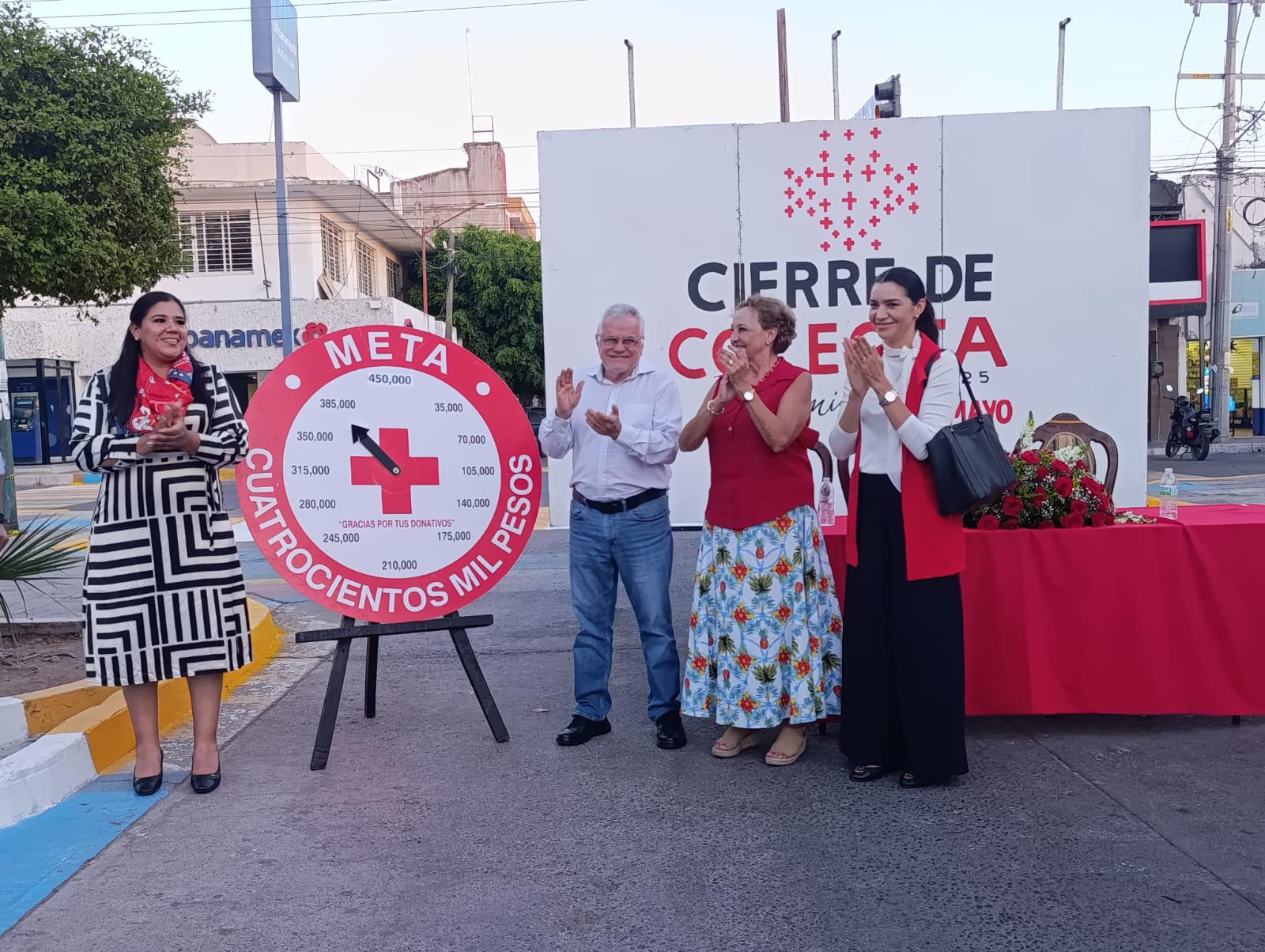 $!Cruz Roja Escuinapa logra la meta de recaudación