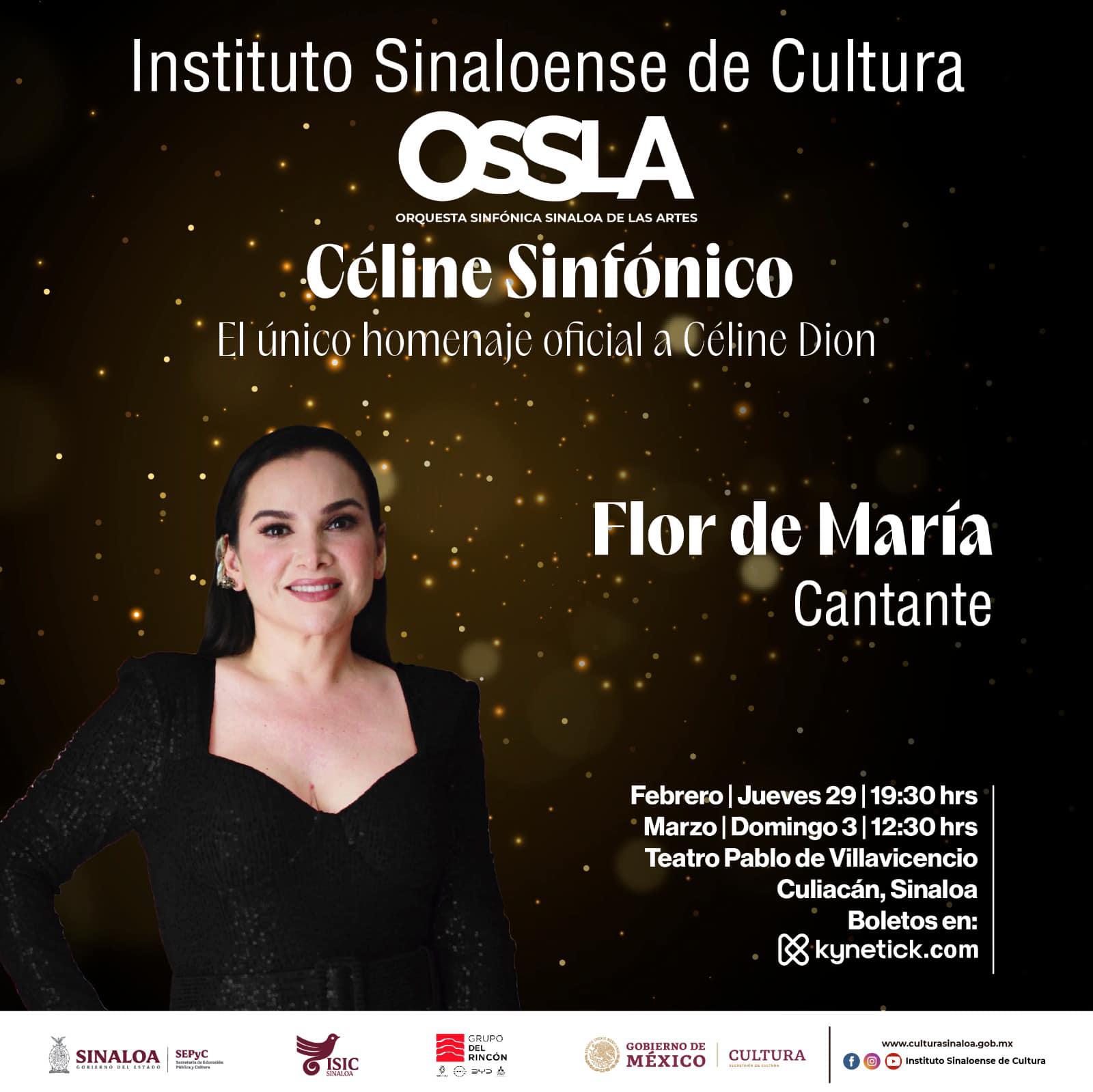 $!Tocará la OSSLA el concierto Céline Dion Sinfónico