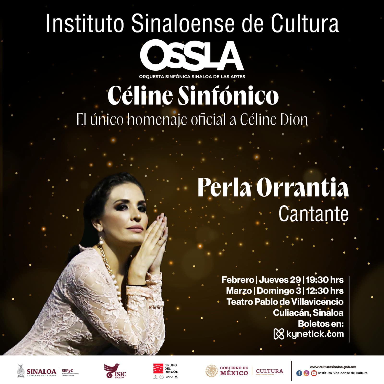 $!Tocará la OSSLA el concierto Céline Dion Sinfónico