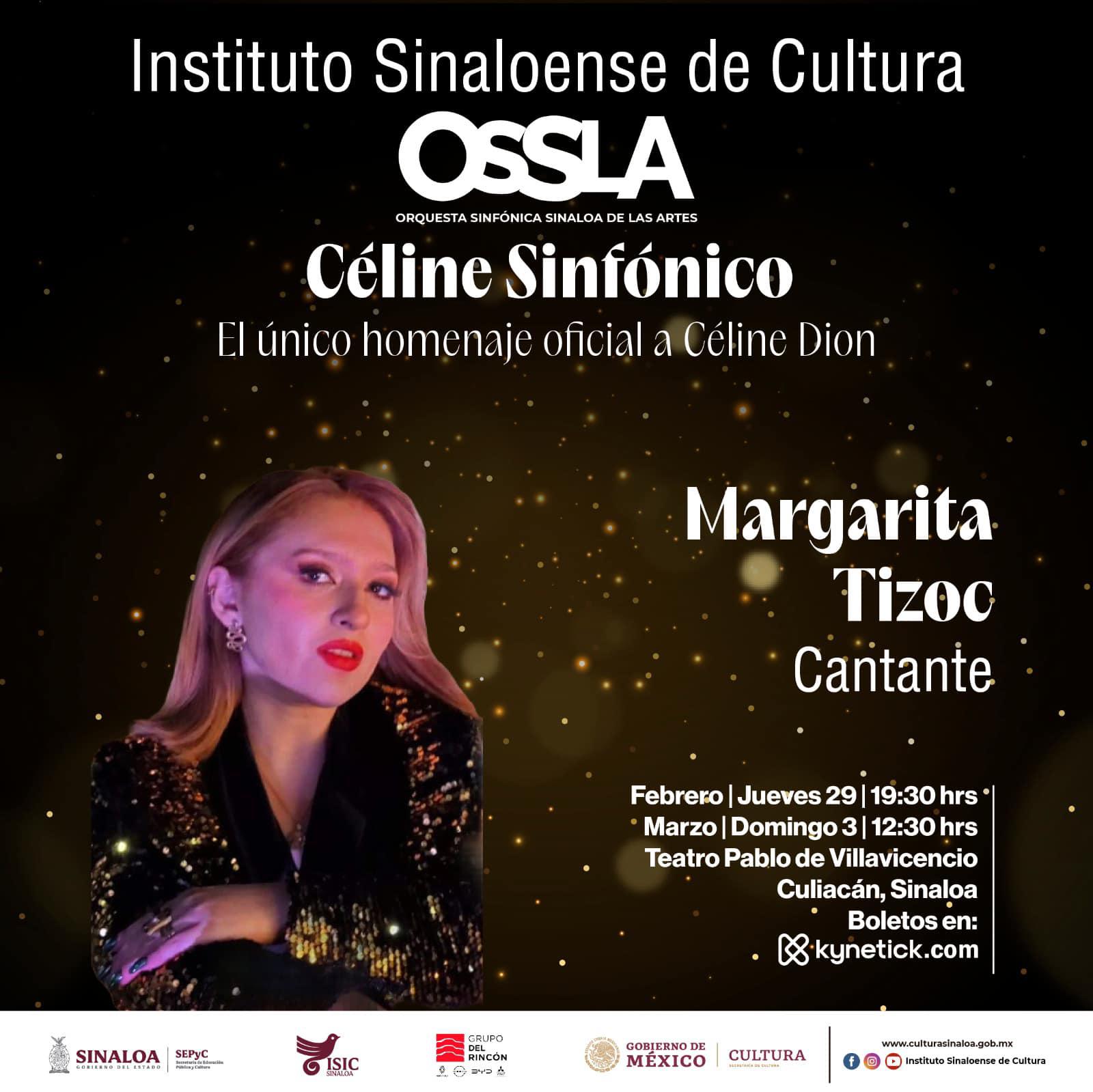 $!Tocará la OSSLA el concierto Céline Dion Sinfónico