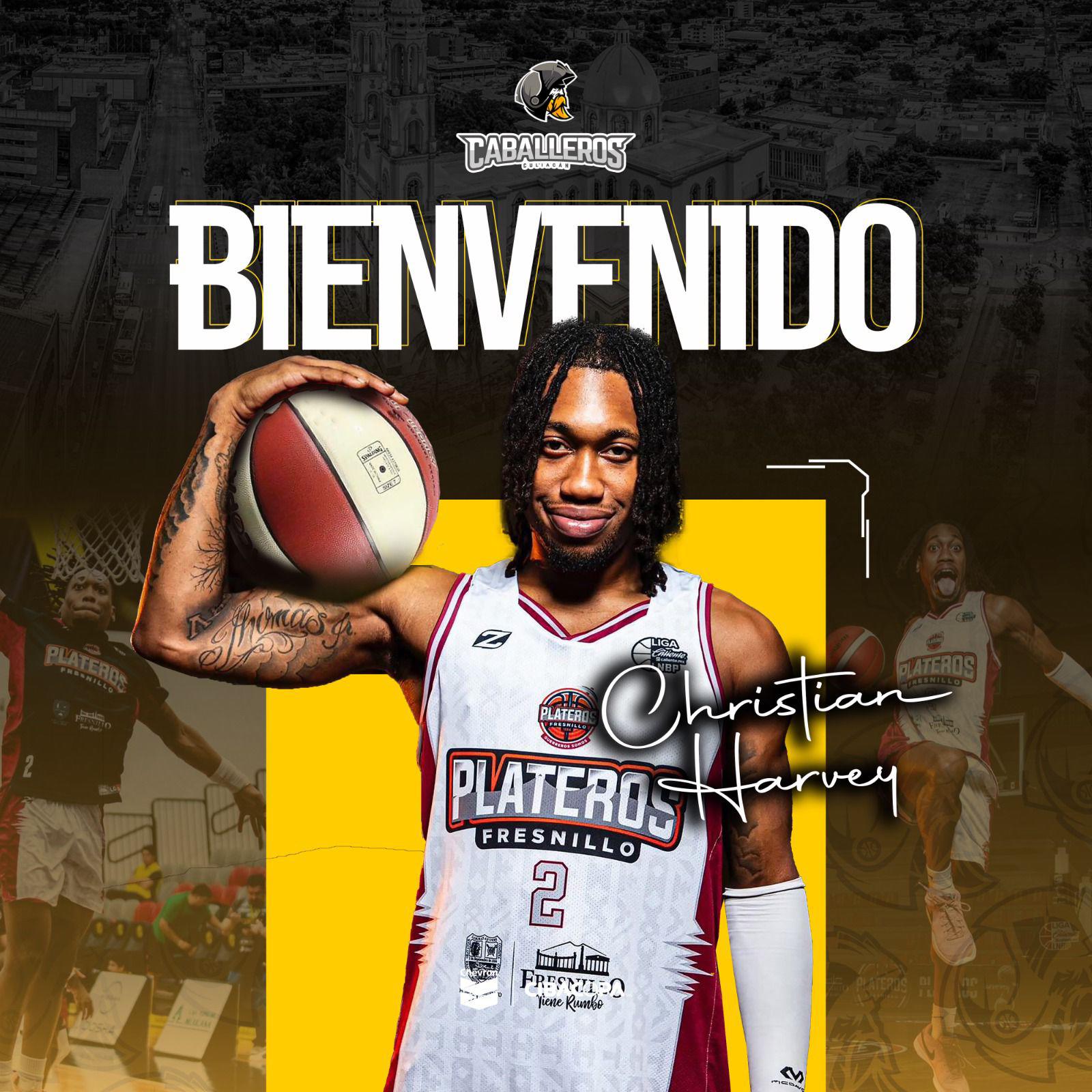 $!Caballeros de Culiacán no para en el armado del equipo, al anunciar a Christian Harvey