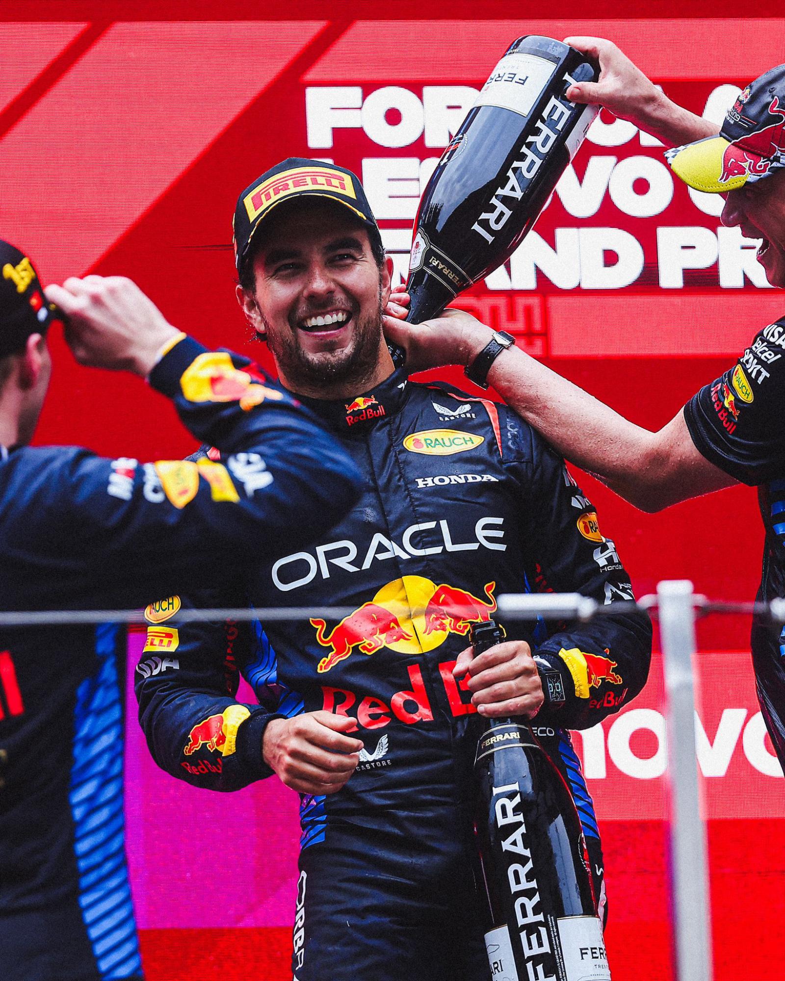 $!Red Bull vuelve a acaparar el podio; ‘Checo’ Pérez es tercer lugar en GP de China