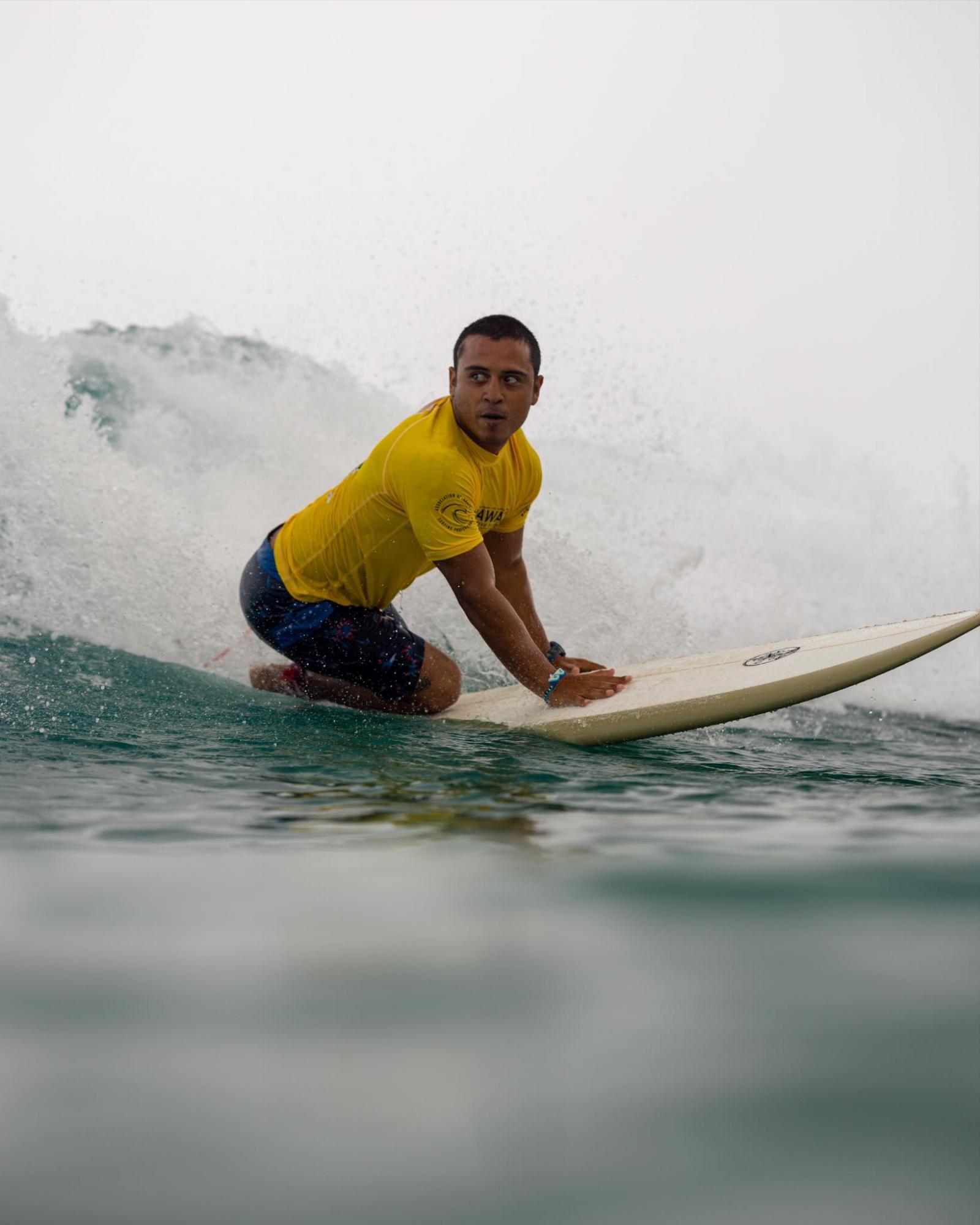 $!Clasifica mazatleco Martín Díaz a final del Hawaii Adaptative Surfing