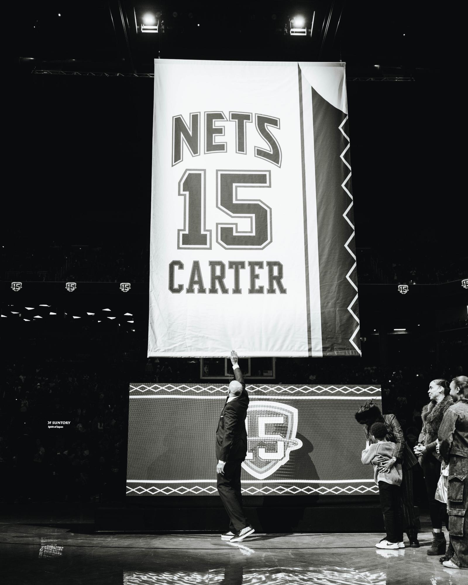 $!Nets retiran el número 15 de Vince Carter