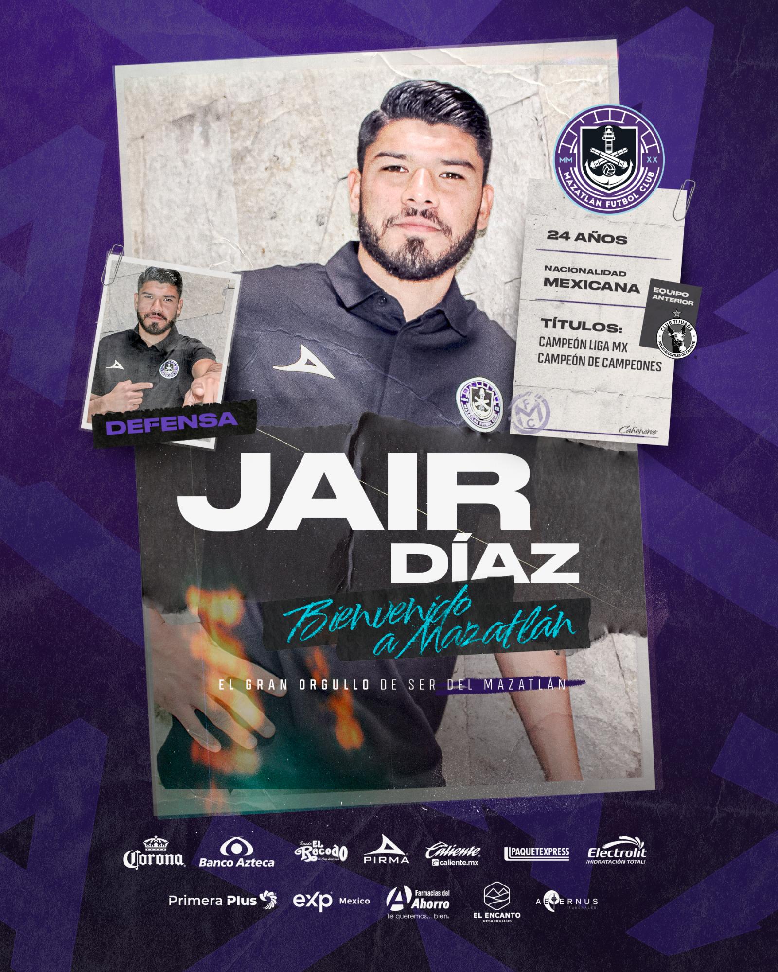 $!Jair Díaz es nuevo refuerzo cañonero