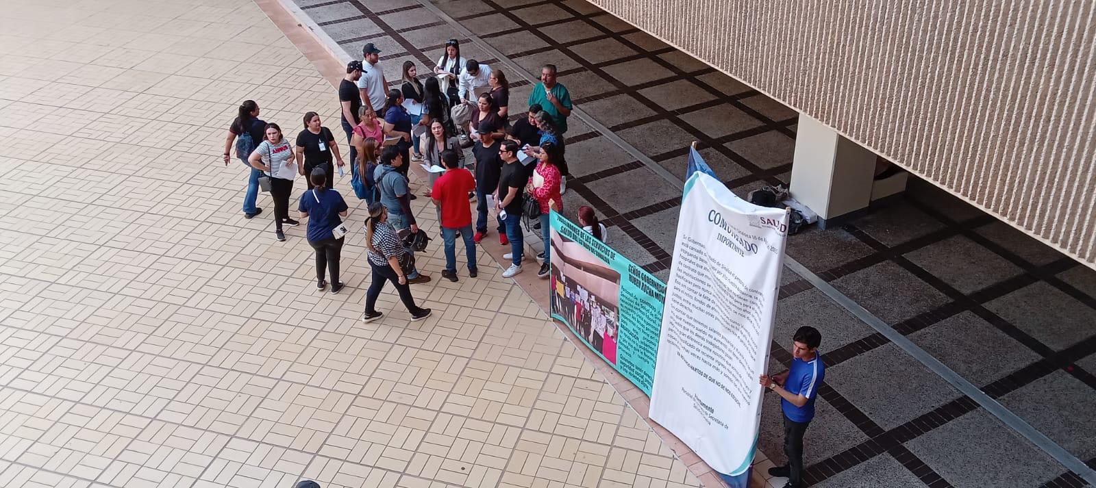 $!‘Se nos prometió algo en pandemia y ahora nos hacen a un lado’, denuncian trabajadores del sector Salud