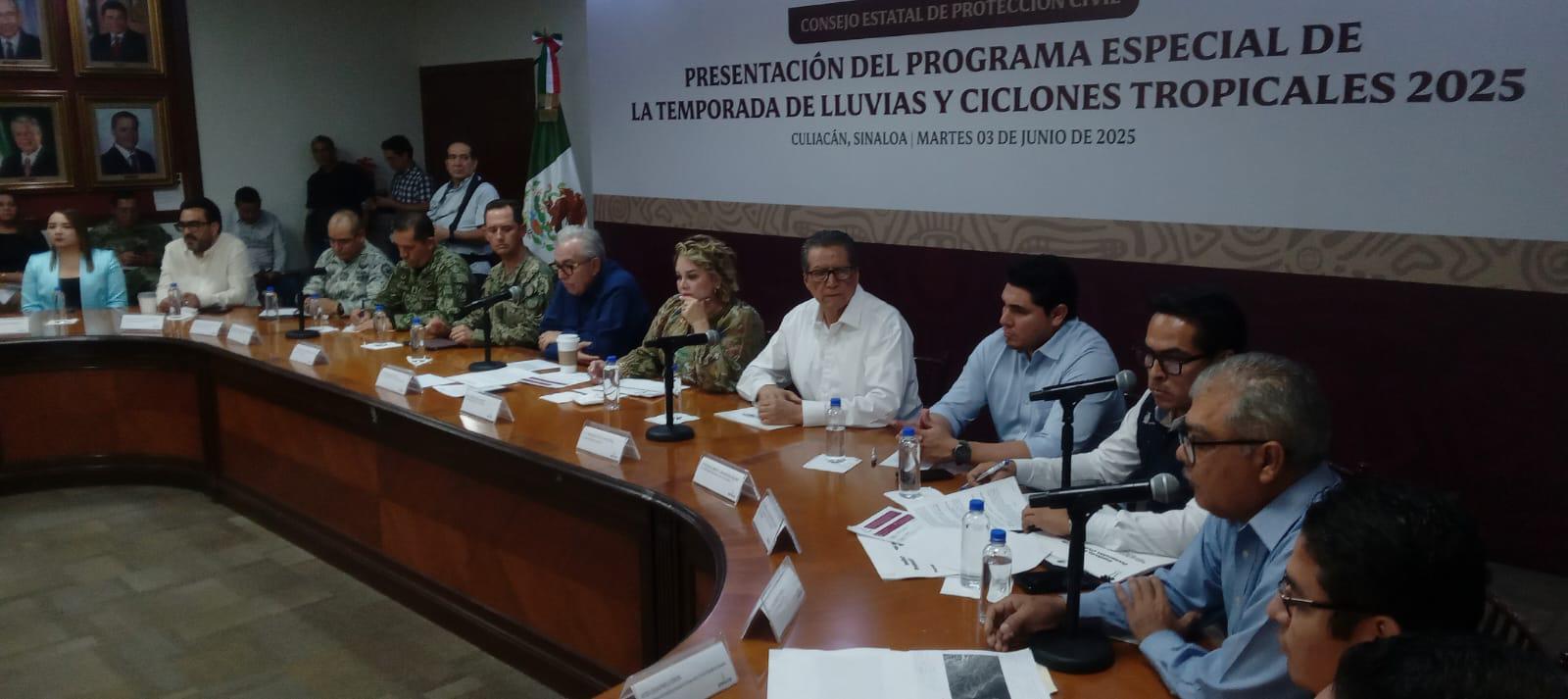 $!Presentan plan preventivo para temporada de lluvias 2025 en Sinaloa