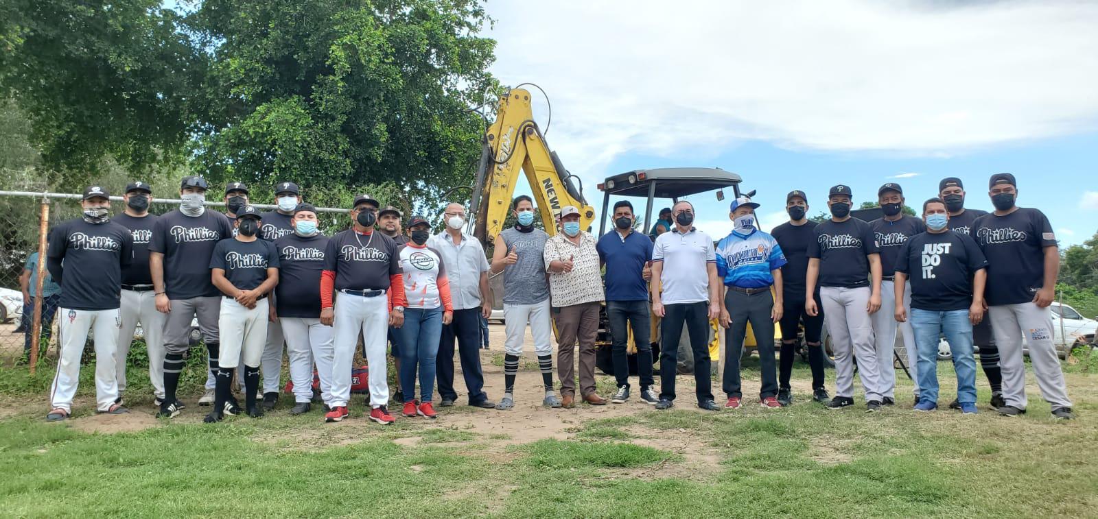 $!Inician obras en estadio de beisbol de El Potrero, en Navolato