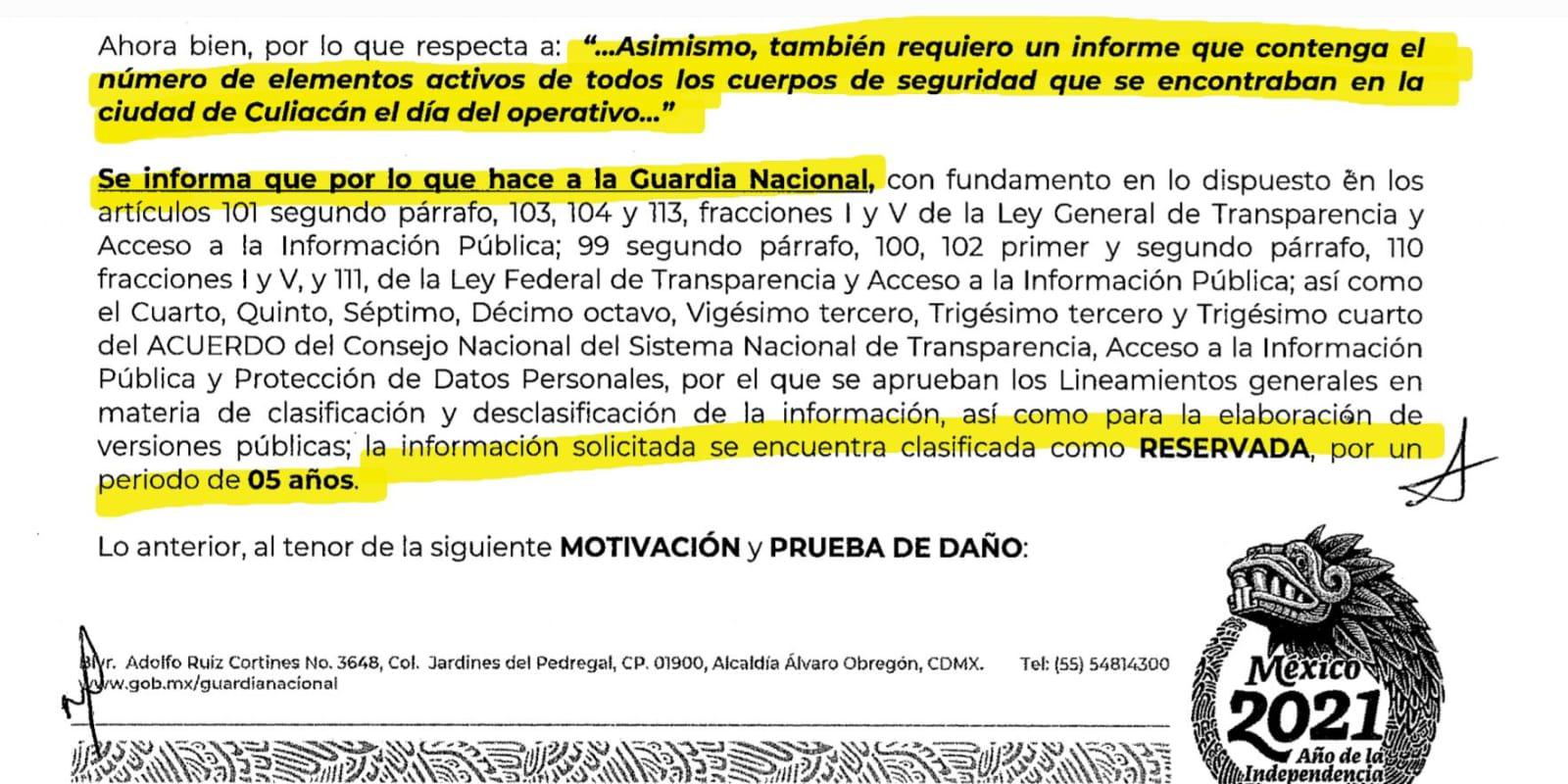 $!Expedientes del ‘Jueves Negro’: clasificados por la Sedena o inexistentes