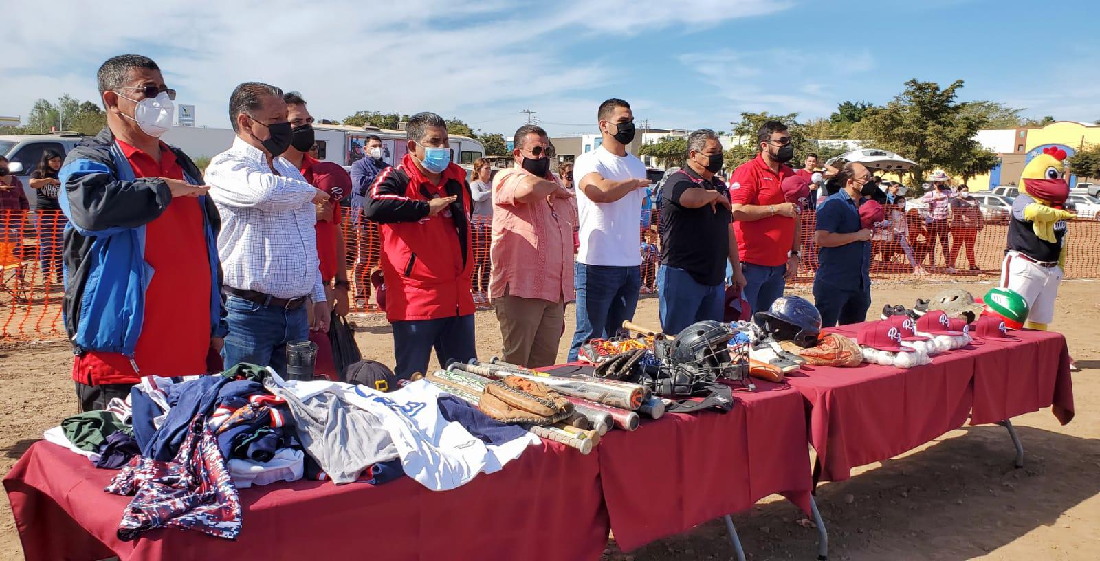 $!Inauguran Liga de Beisbol Regional Infantil y Juvenil del Municipio de Navolato