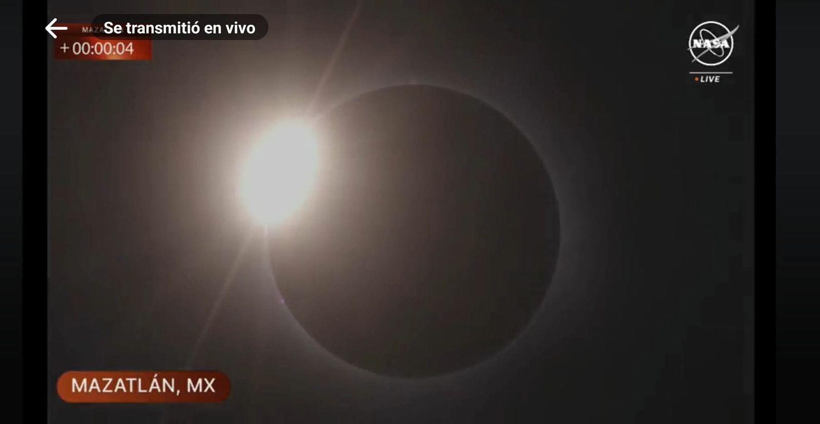 $!Más de 20 millones de personas alrededor del mundo pudieron observar este fenómeno astronómico con Mazatlán como epicentro.