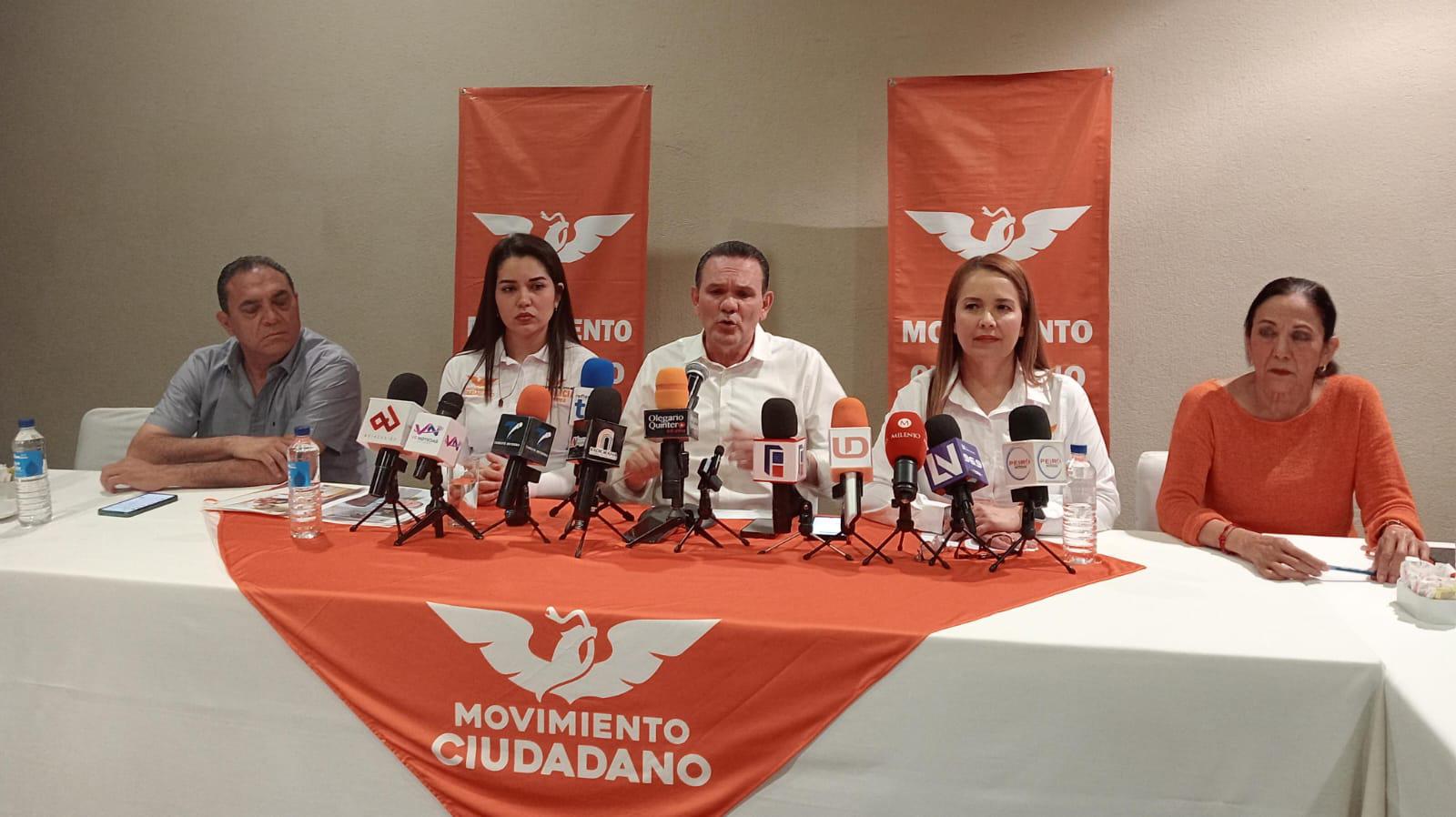$!Denuncia Movimiento Ciudadano violencia política en razón de género hacia candidata a diputada local