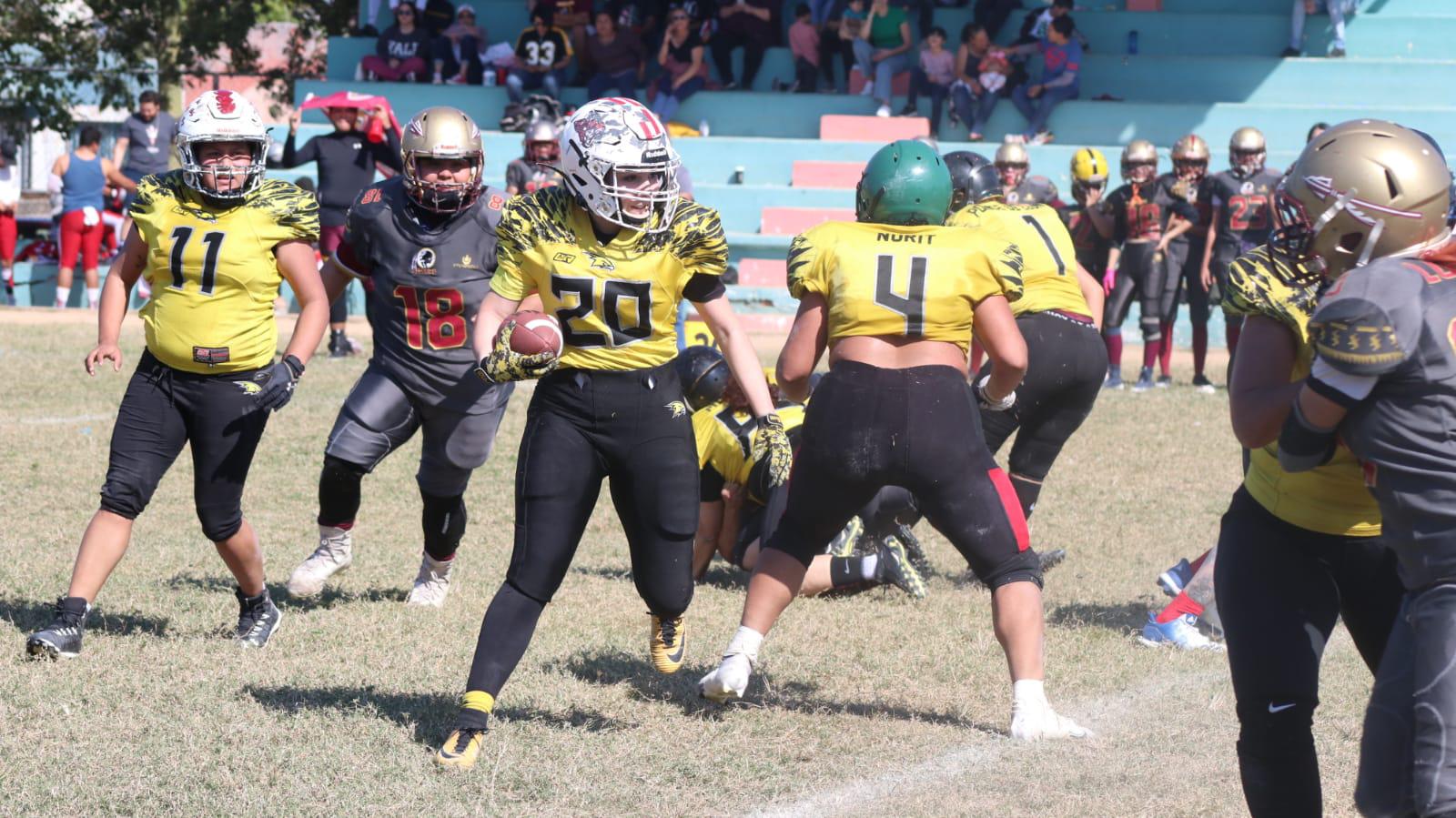 $!Vuela Halconas al título en Liga Extrema de Futbol Americano Arena