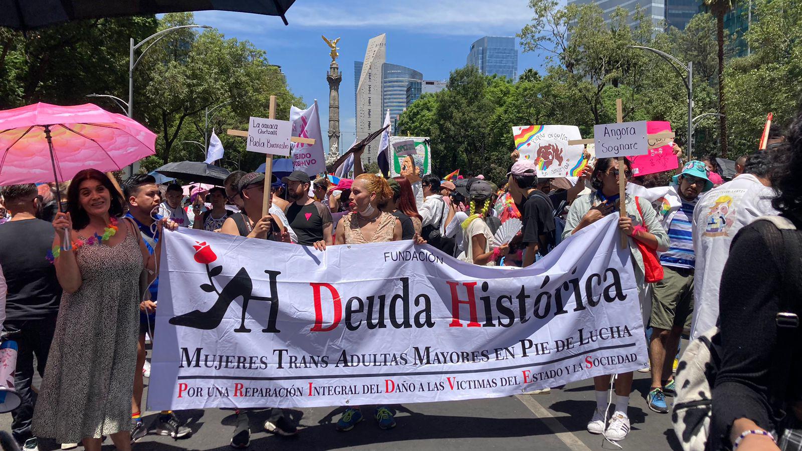 $!El sol y los arcoíris brillan en la Marcha del Orgullo LGBT+ 2023 en CDMX