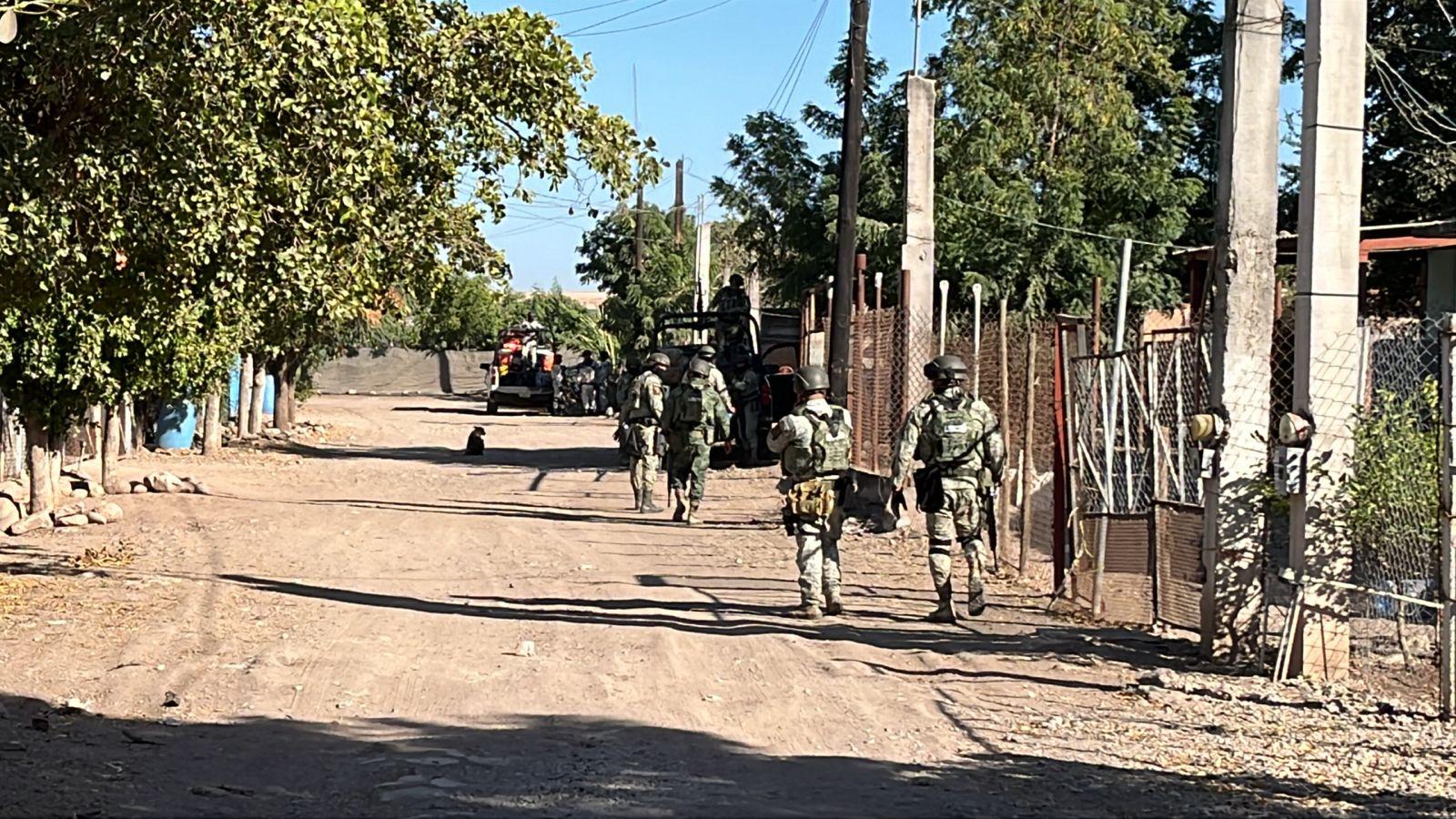 $!Se registra enfrentamiento armado en el Ejido Canán, al sur de Culiacán