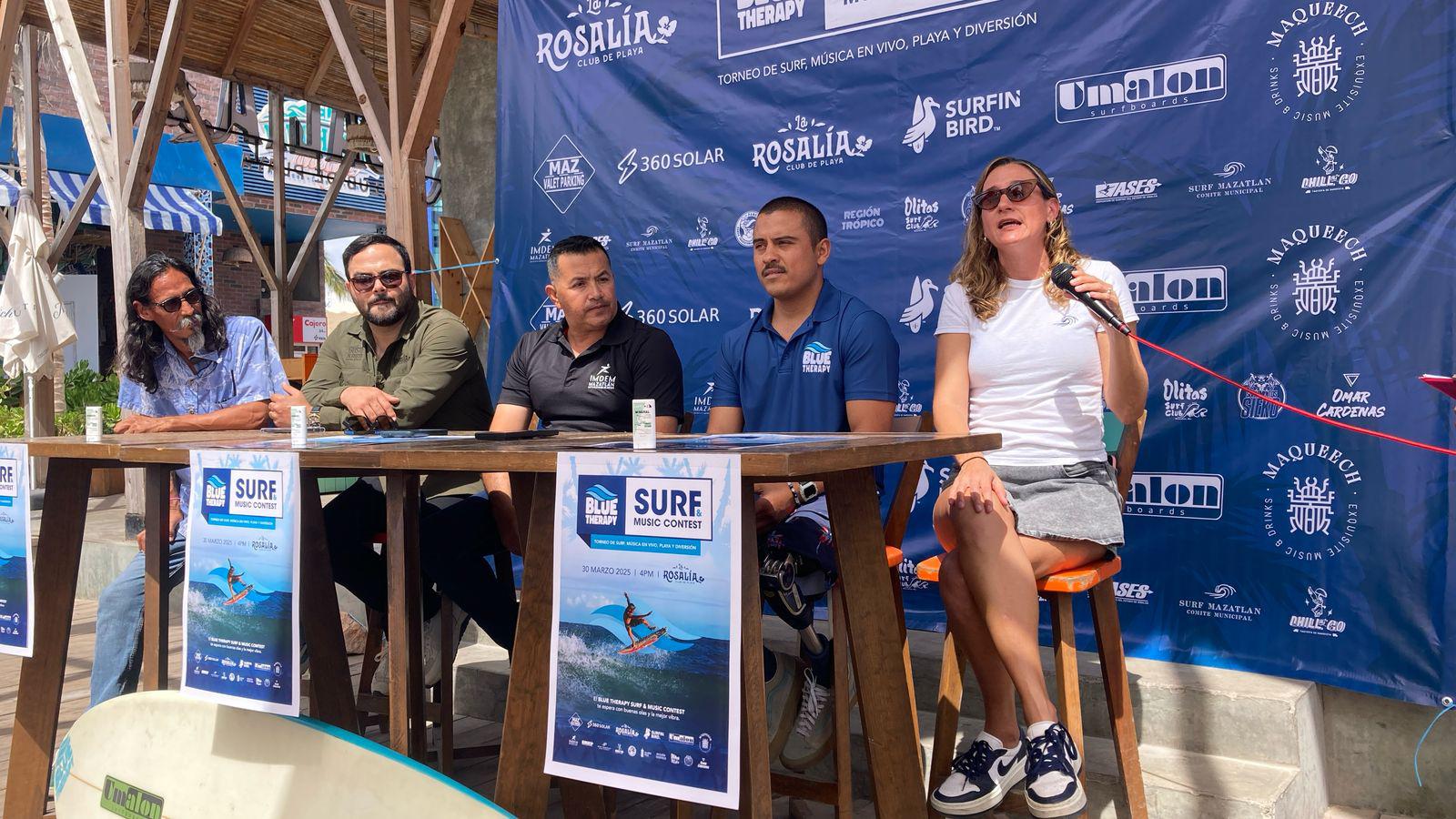 $!Destapan primera edición de Surfing Blue Therapy, en Playa del Camarón
