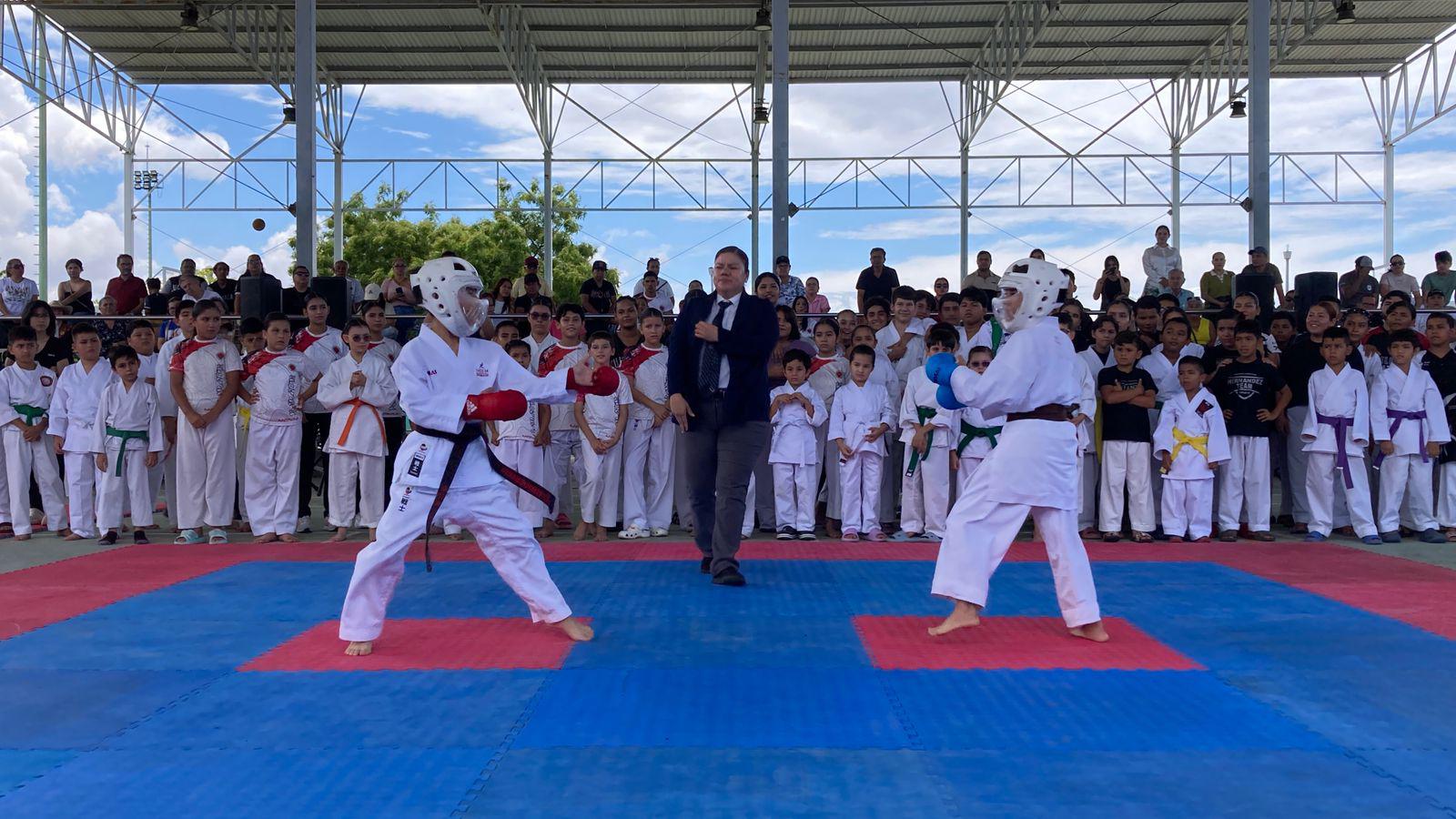 $!Celebran apertura de Copa Anual Regional de Karate Noroeste