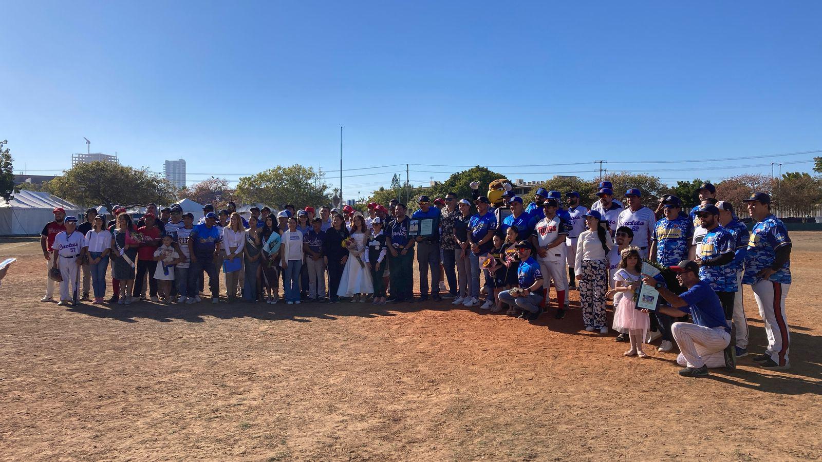 $!Cantan playball en Liga de Beisbol Intersindical, en la UAS