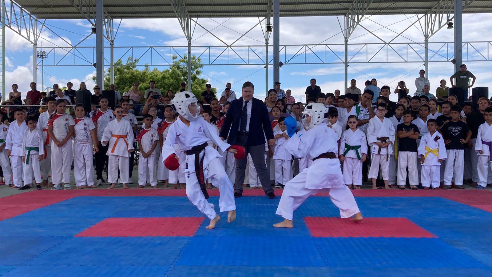 $!Celebran apertura de Copa Anual Regional de Karate Noroeste