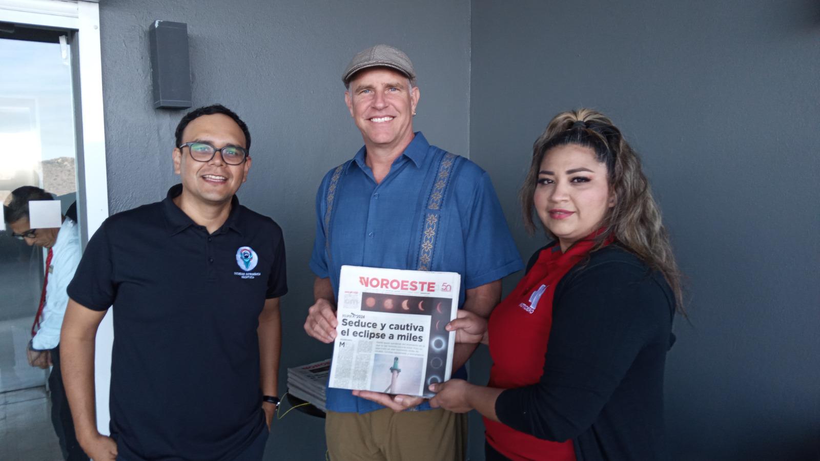 $!Se llevan a la NASA ejemplares de Datemex por la cobertura del Eclipse Total de Sol