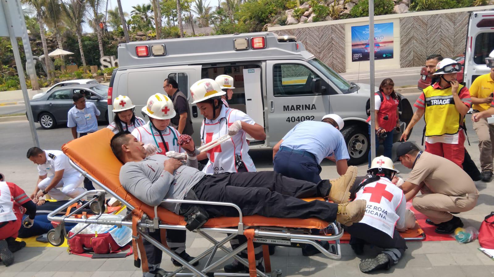 $!Promueven en Mazatlán la cultura de la prevención con 27 simulacros simultáneos