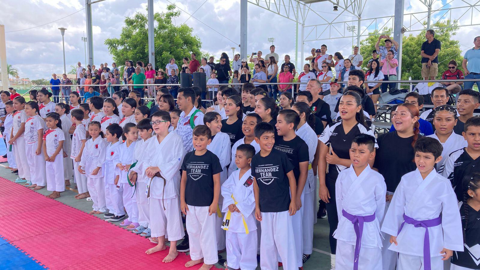 $!Celebran apertura de Copa Anual Regional de Karate Noroeste