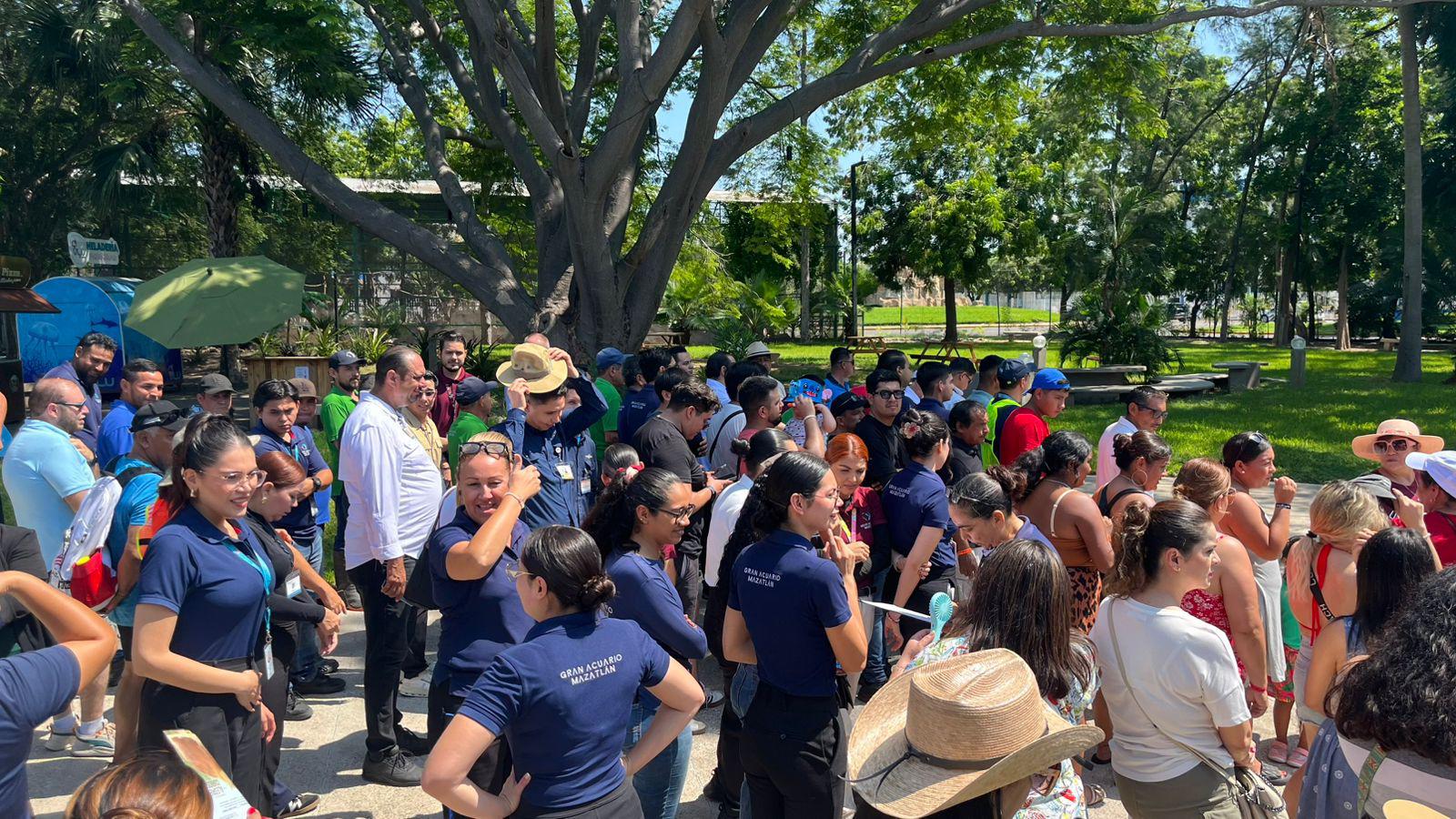 $!Gran Acuario Mazatlán se une al Simulacro Nacional por el Día de la Protección Civil