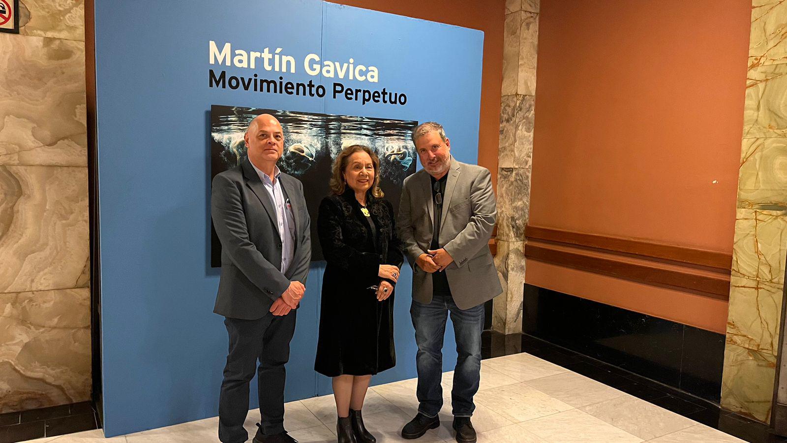$!Lucina Jiménez y Héctor Romero Lecanda, directora y subdirector del INBAL, respectivamente, junto a Martín Gavica.
